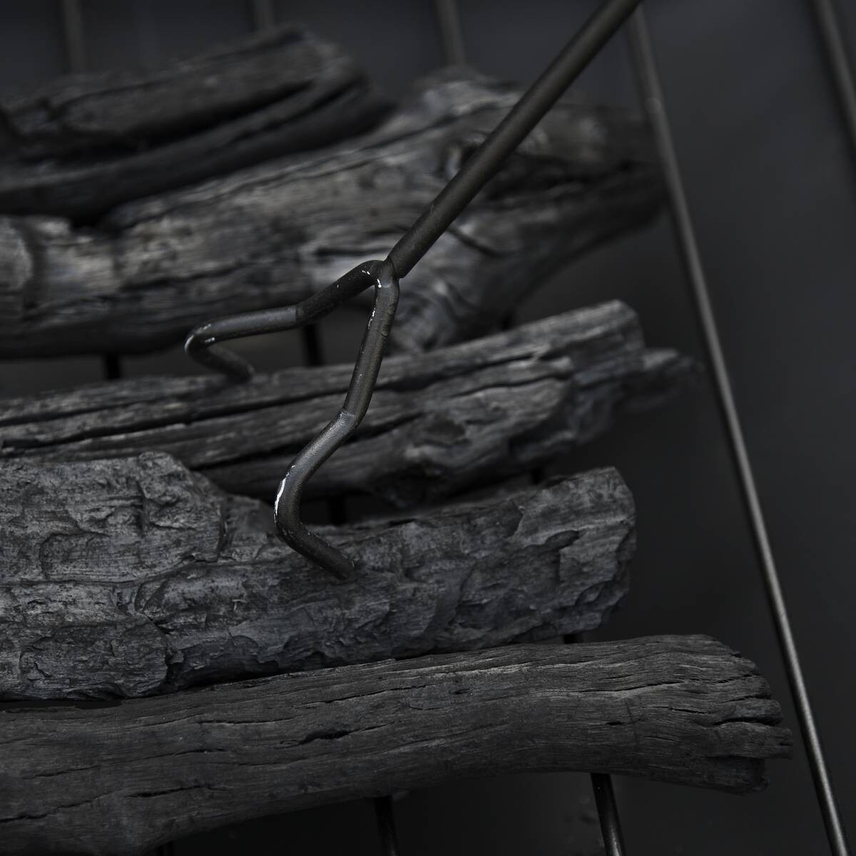 Outsunny Feuerschale schwarz Schiefer B/H/T: ca. 76x47x76 cm