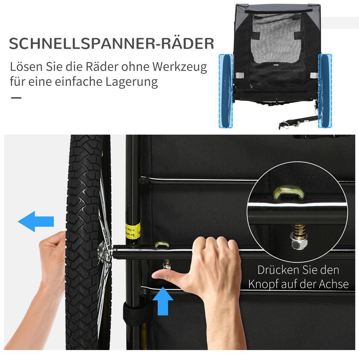 PawHut Hunde-Zubehör schwarz Edelstahl B/H/L: ca. 71x140x83 cm