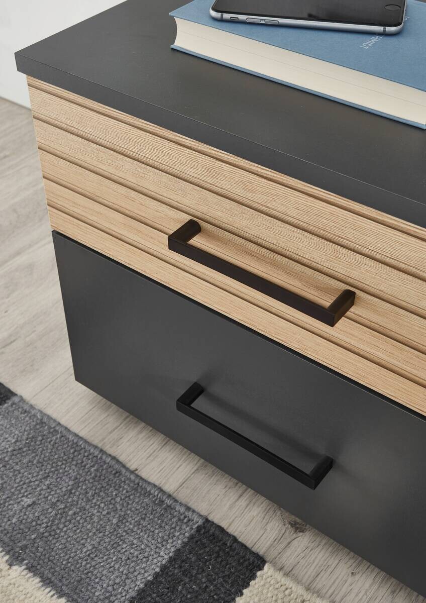 Nachtkonsole Laurie Graphit B/H/T: ca. 46x39x41 cm