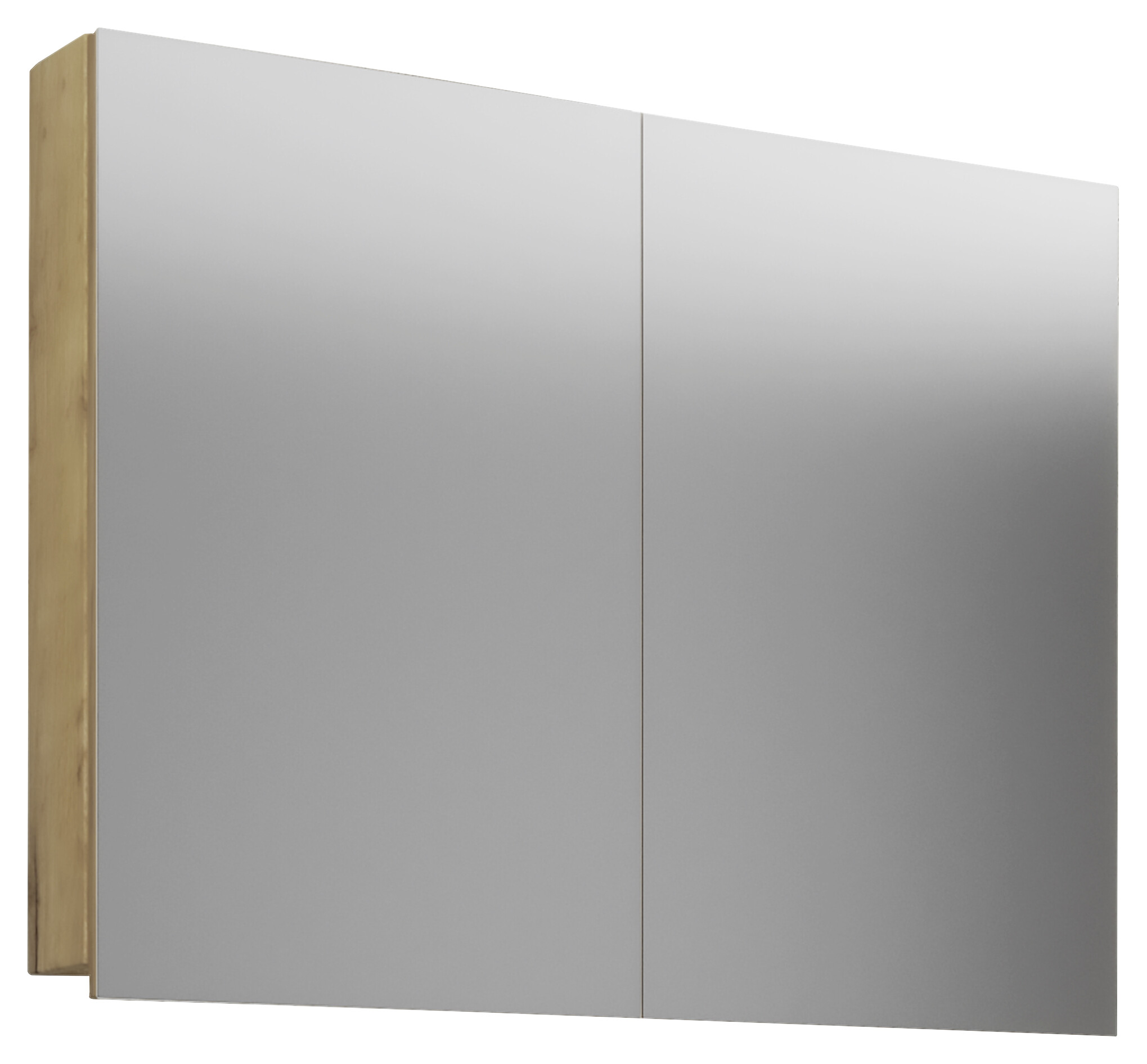 Spiegelschrank Badinos Eiche Honig Nachbildung B/H/T: ca. 80x62x12 cm