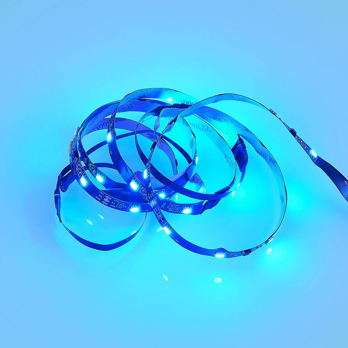 Lichtband schwarz Kunststoff B/L: ca. 1x120 cm