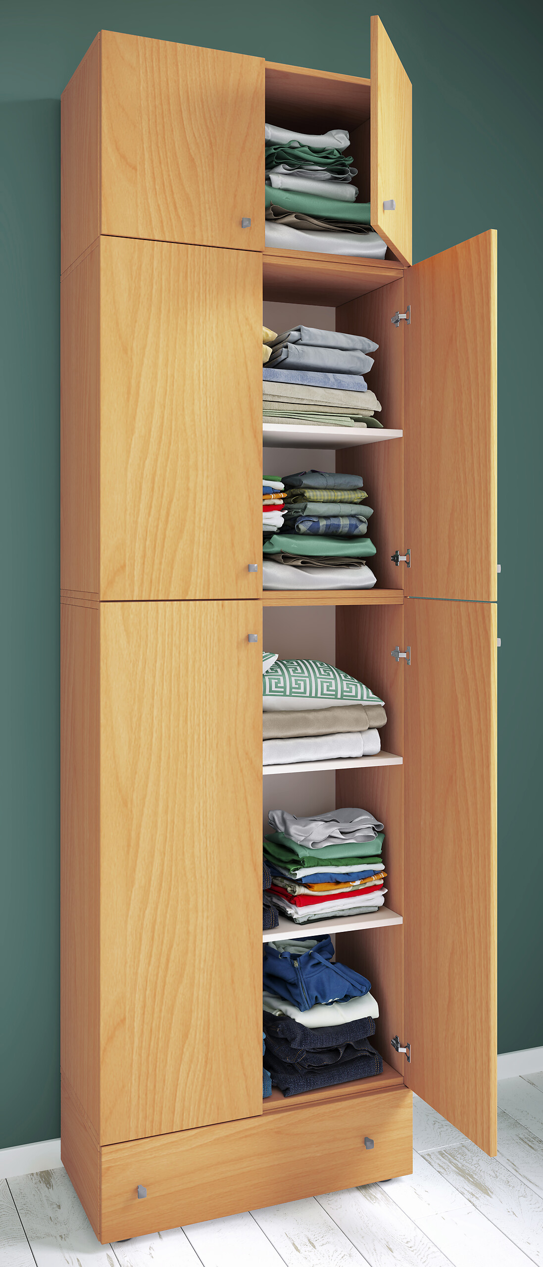 Kleiderschrank Lona buche