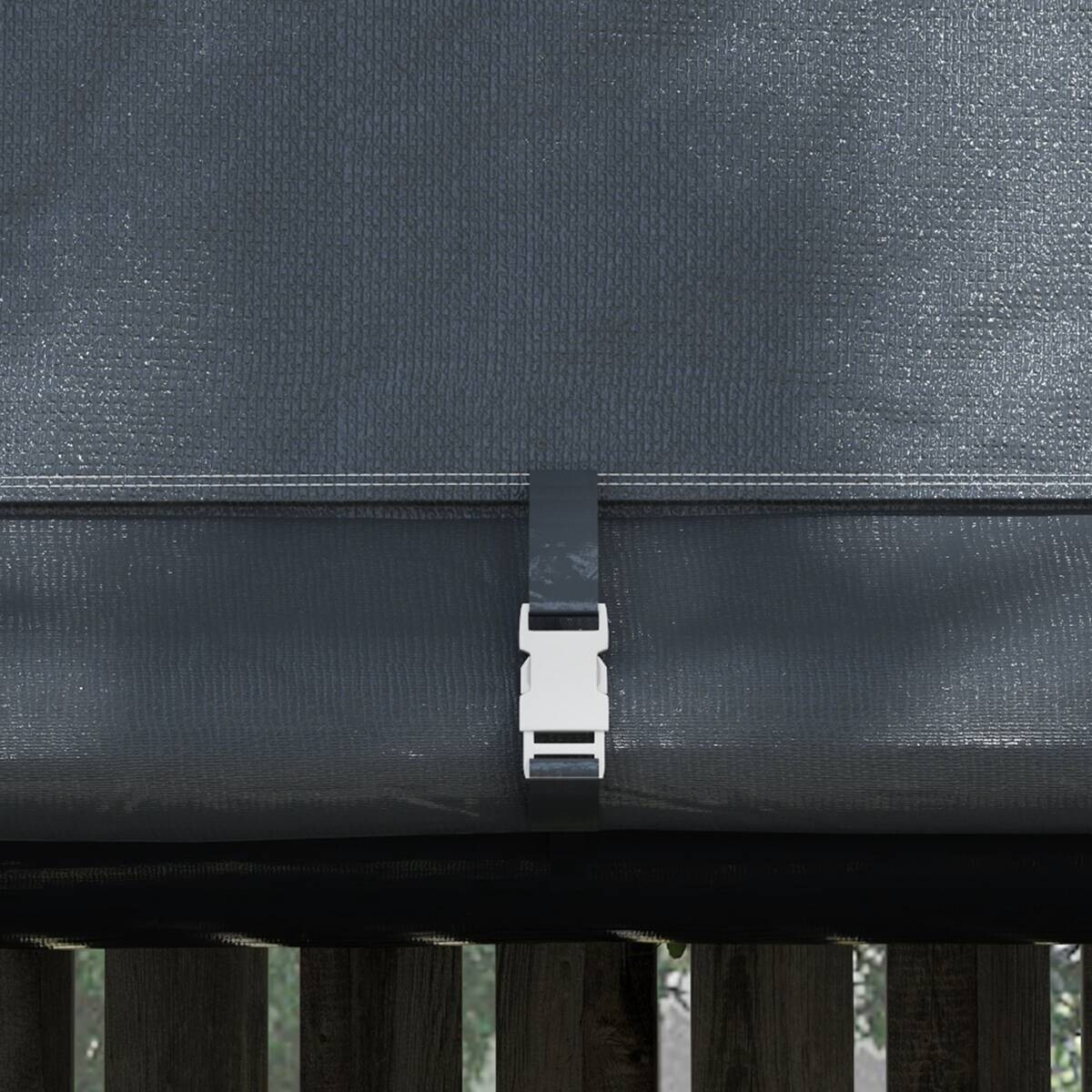 Outsunny Gartenhaus grau B/H/L: ca. 300x300x235 cm