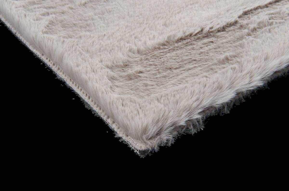 Fellimitat Moyo taupe B/L: ca. 120x160 cm