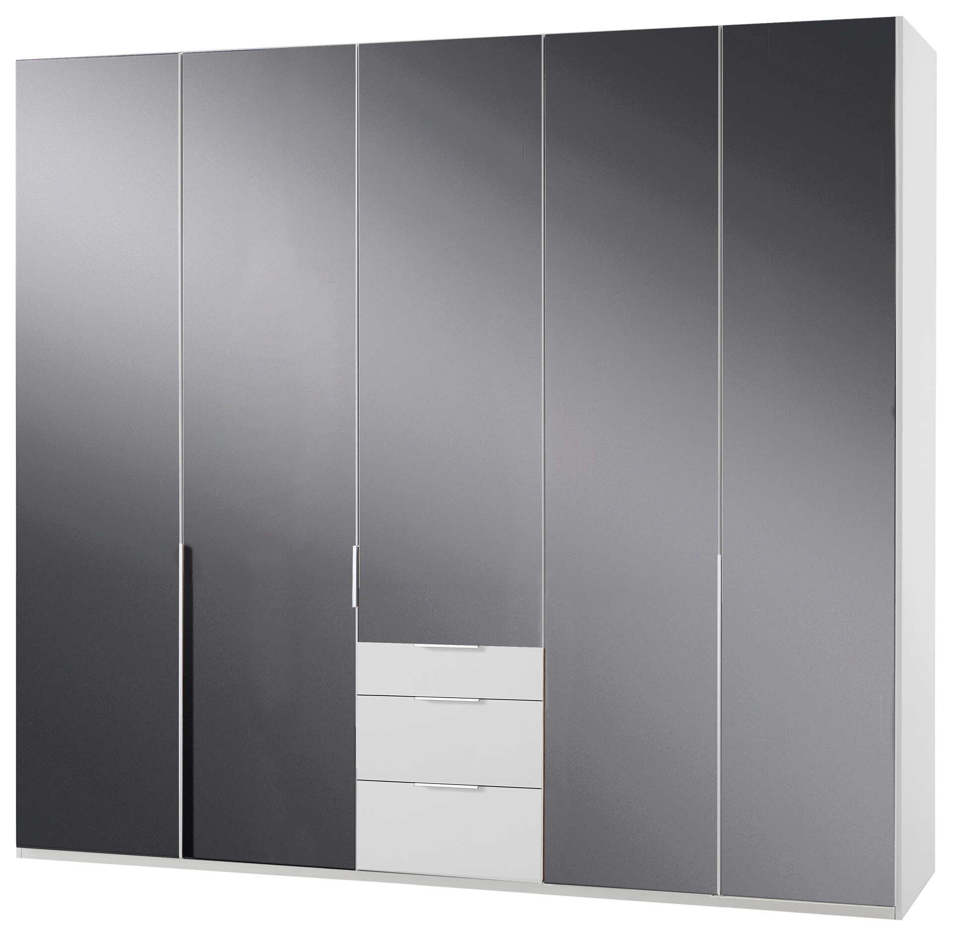 Kleiderschrank New York C Alpinweiß B/H/T: ca. 225x236x58 cm