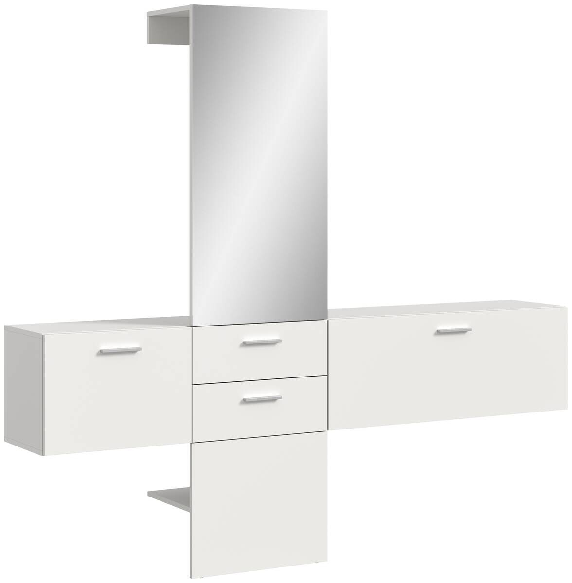 Garderobe VAGA weiß B/H/T: ca. 208x190x36 cm