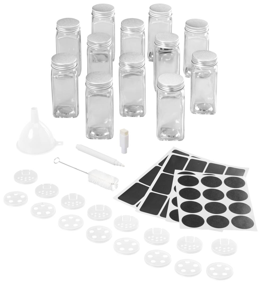 Metaltex Gewürzstreuer transparent Glas