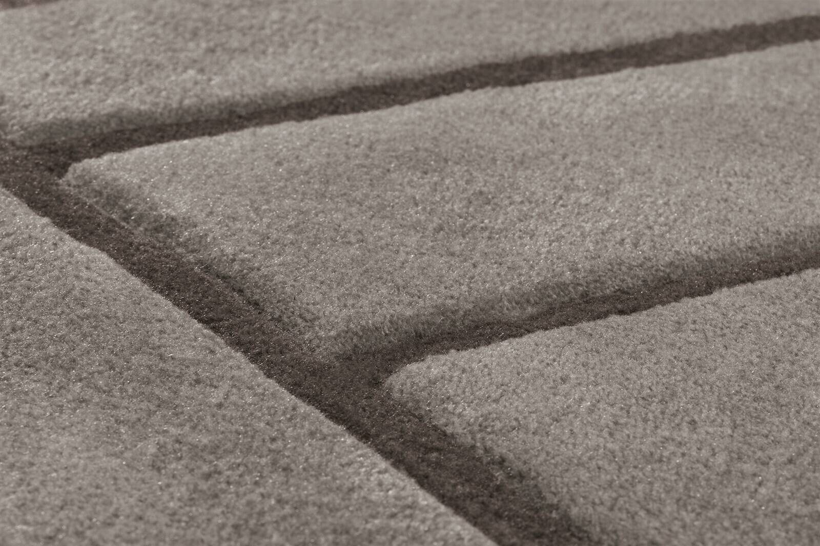 Arte Espina Kurzflorteppich Cool 5055 grau B/L: ca. 120x180 cm