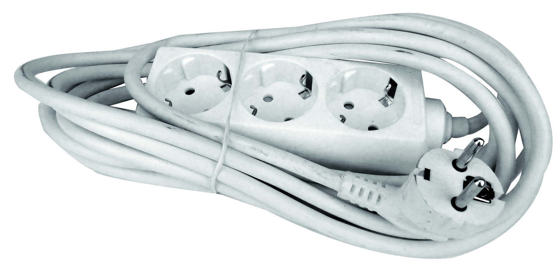 Unitec Tischsteckdose weiß L: ca. 500 cm