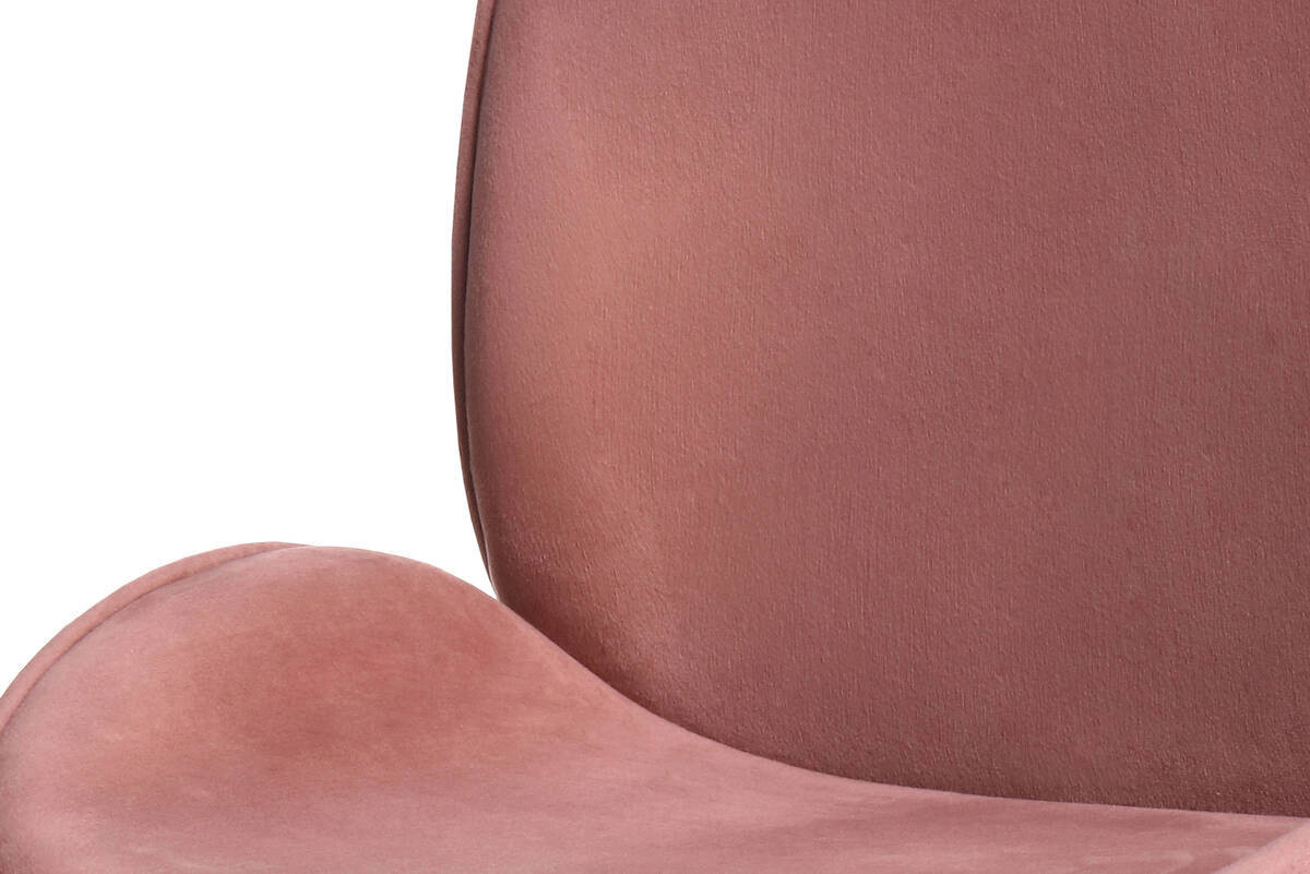 Stuhl Charlize 100 2er altrosa Microfaser B/H/T: ca. 48x87x59 cm