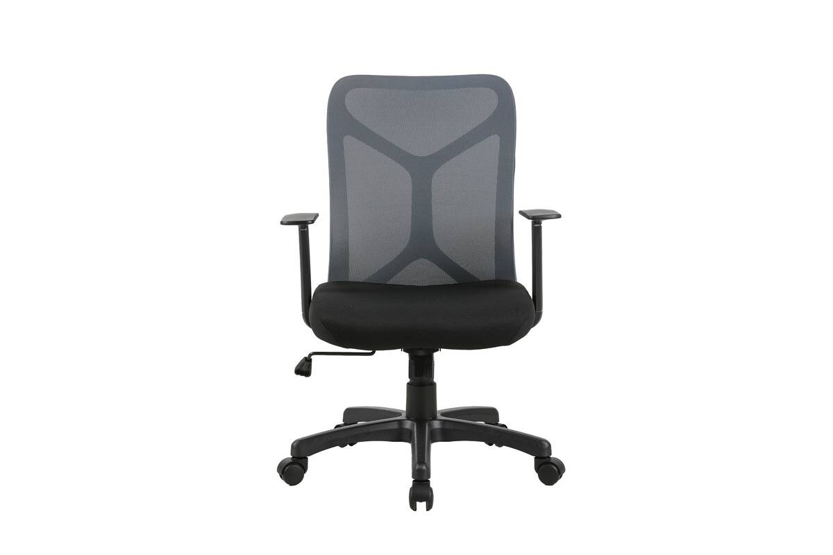 Chefsessel BONE schwarz grau