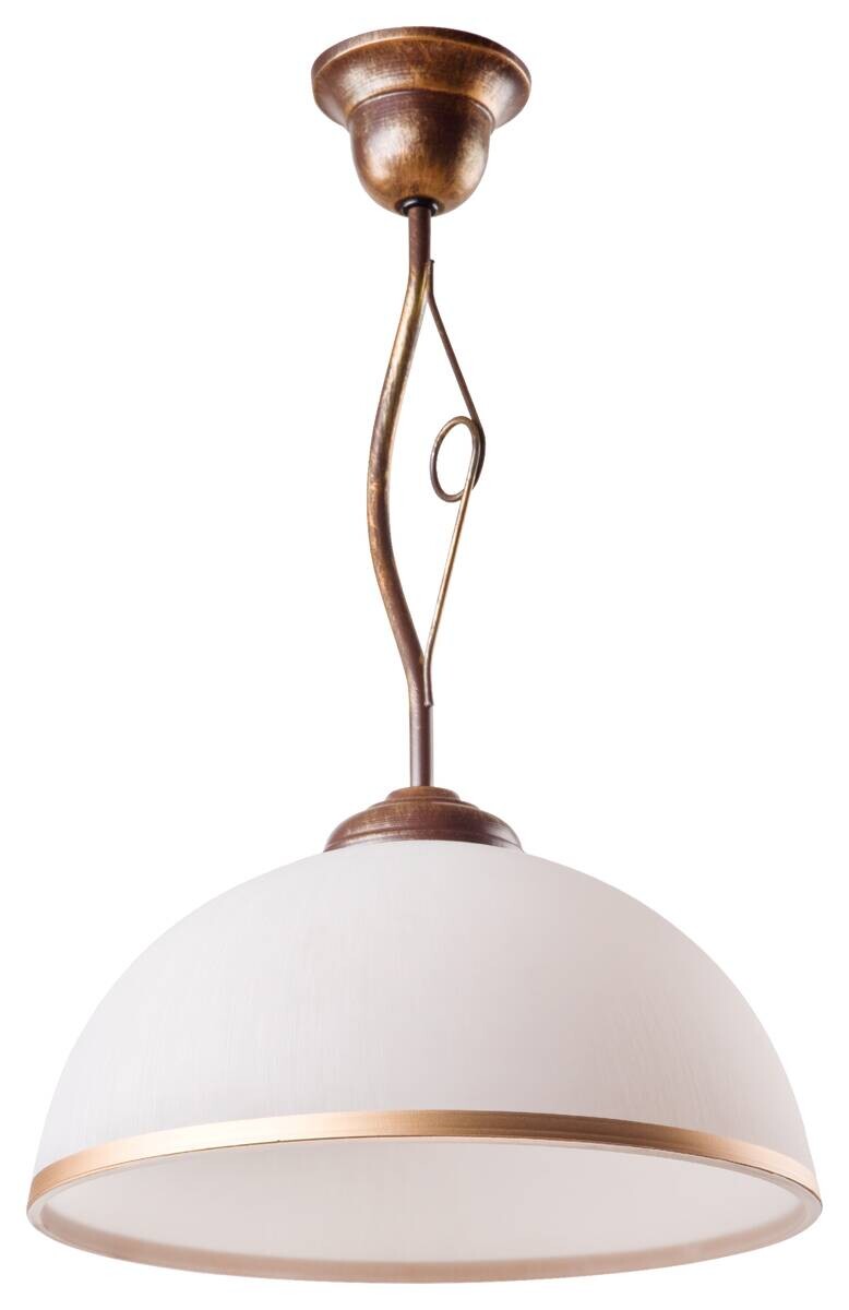 Lamkur Pendelleuchte Retro II braun Stahl Glas H/L: ca. 45x30 cm E27 1 Brennstellen