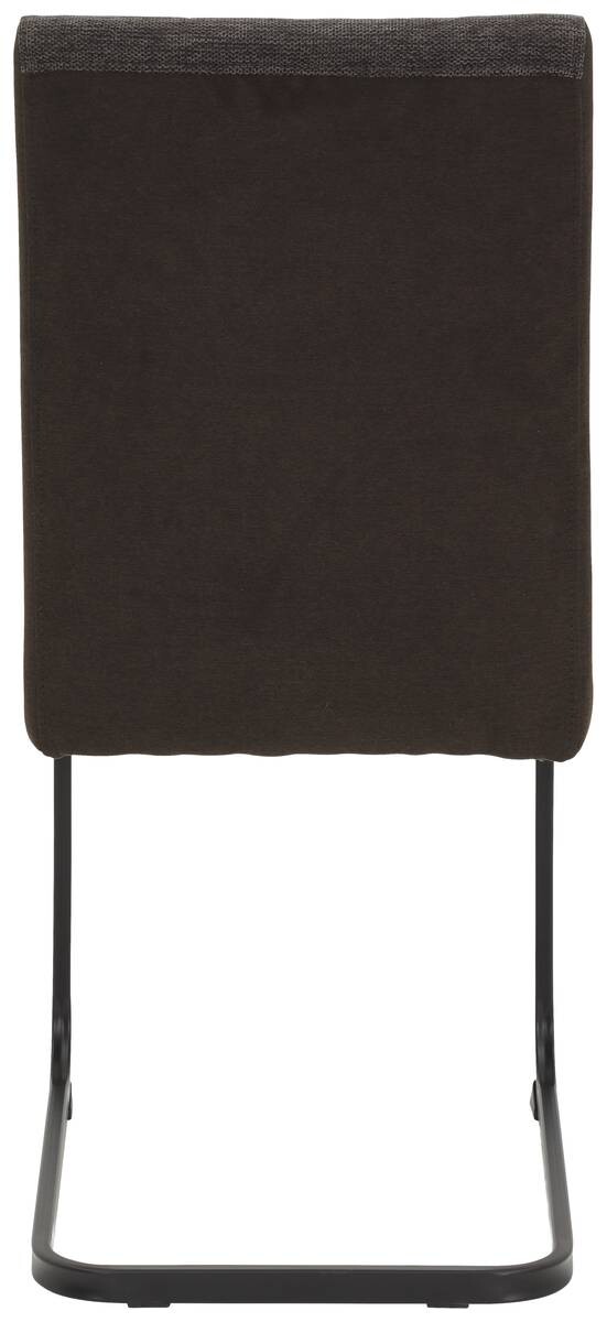 Stuhl 2er Set LINN braun Webstoff B/H/T: ca. 43x92x52 cm