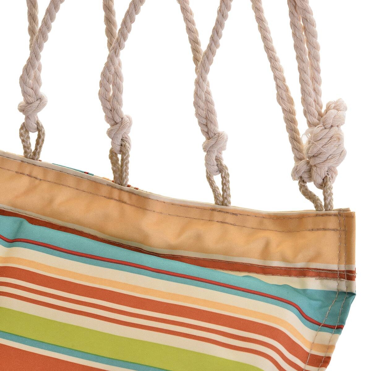 Outsunny Hängesessel bunt Polyester-Mischgewebe H/L: ca. 106x100 cm