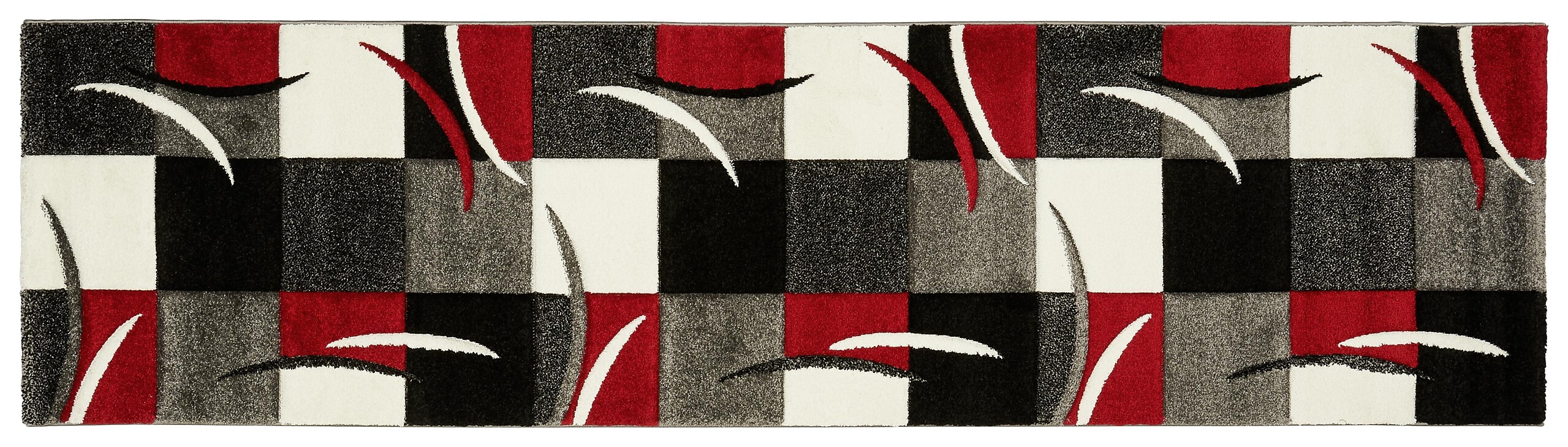 Webteppich Casino rot B/L: ca. 80x300 cm