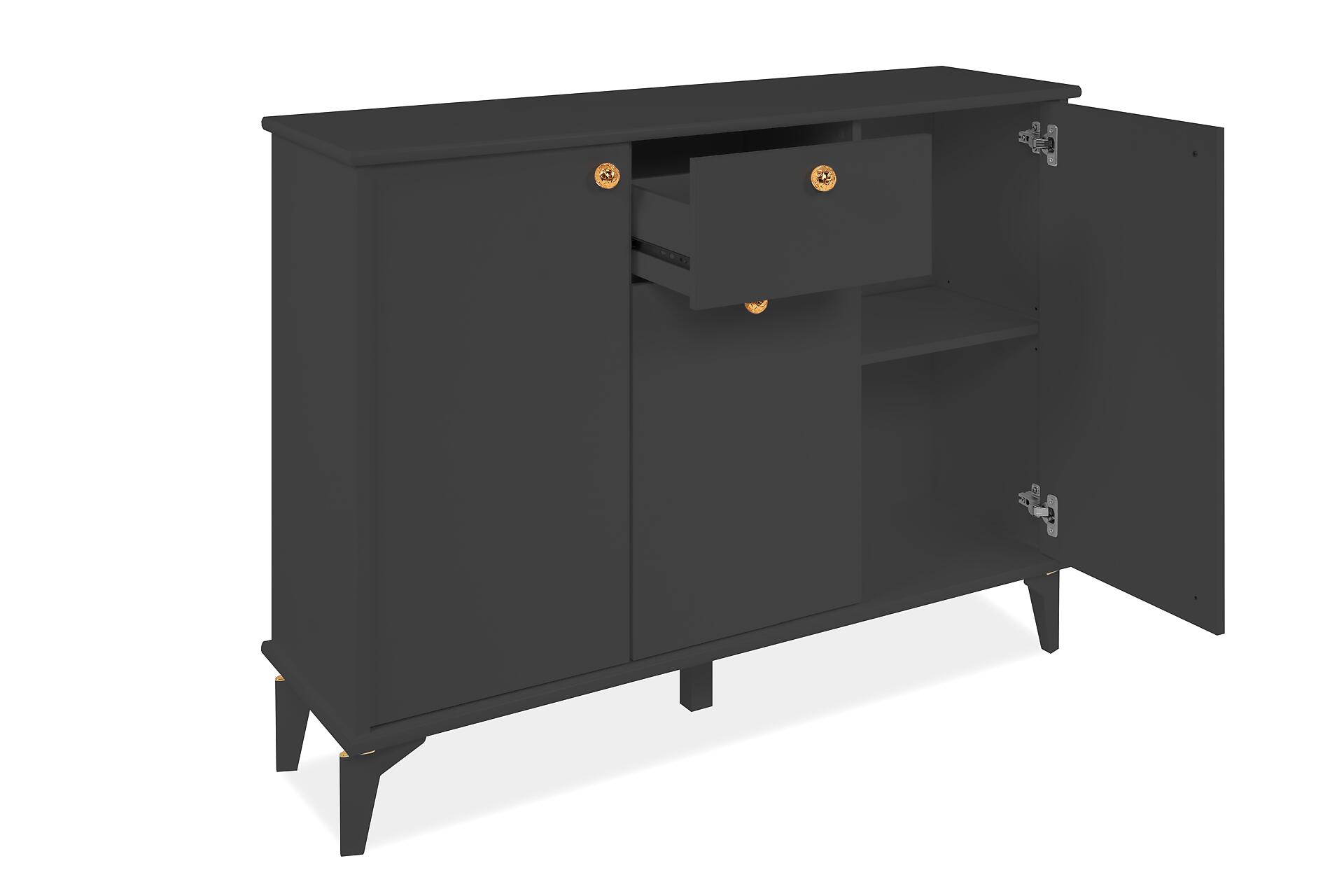 Kommode Izmir Izmir Izmir Izmir Izmir Izmir anthrazit B/H/T: ca. 120x90x36 cm