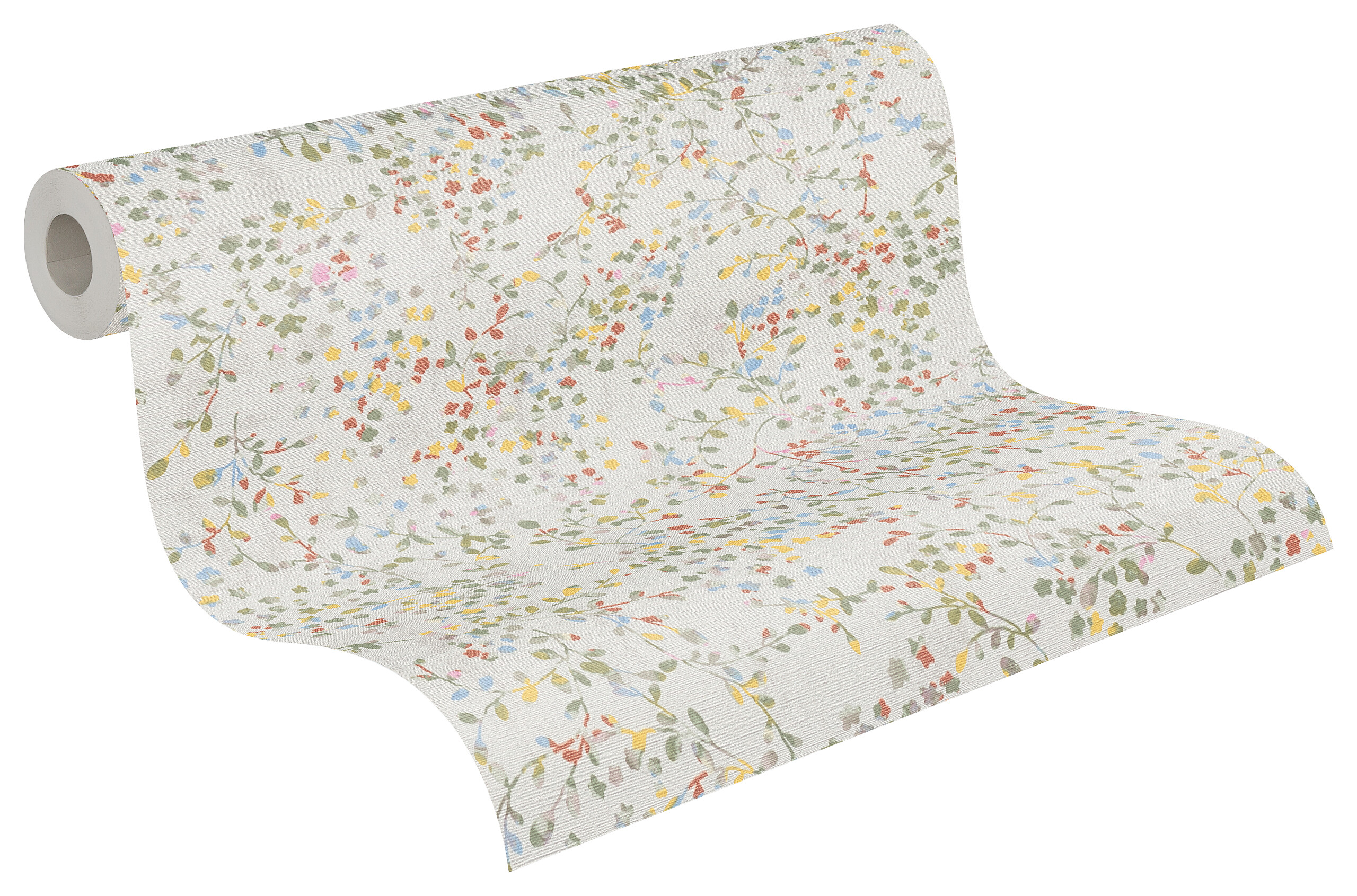 A.S.Creation Vliestapete grün creme B/H/D: ca. 53x1005x8,1 cm