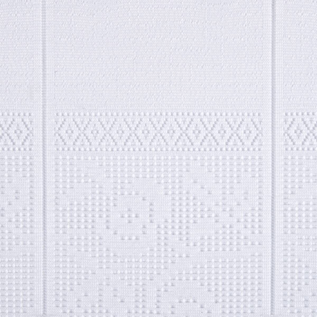 Scheibengardinen-Meterware weiß H: ca. 30 cm