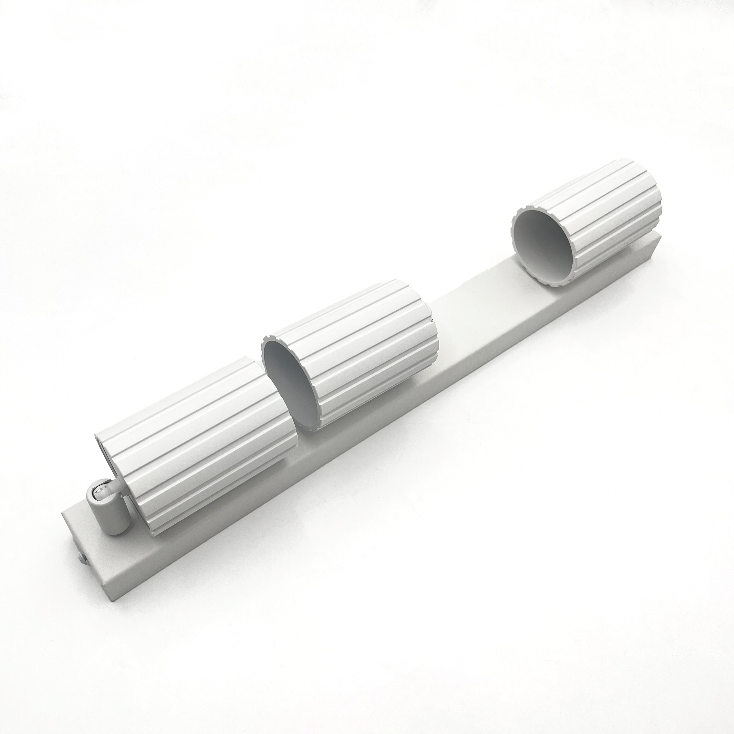 Lamkur Strahler Prisma weiß Stahl B/H/L: ca. 6,5x16,5x45 cm 3 Brennstellen