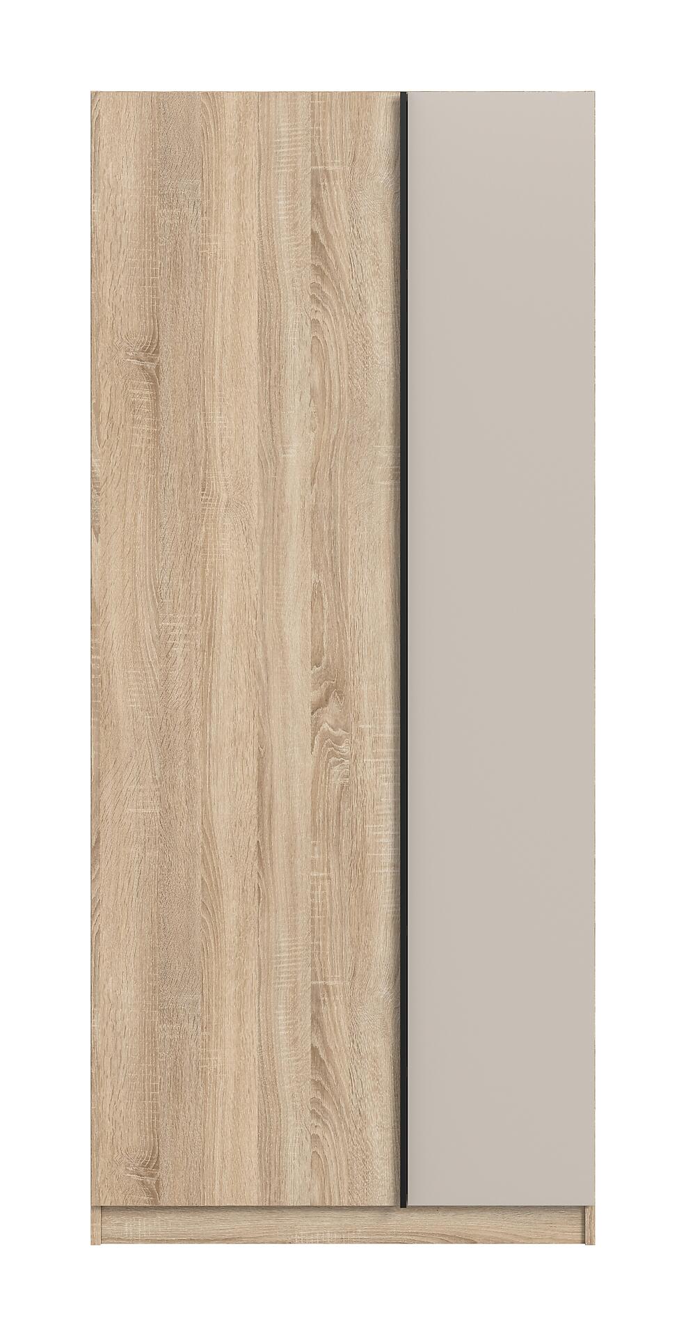 Kleiderschrank OAKLAND Eiche Sonoma Nachbildung Cashmere B/H/T: ca. 80x183x53 cm