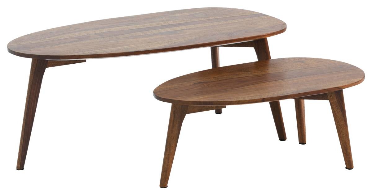 Wohnling Couchtisch 2er.-Set. B/H/T: ca. 100x42x50 cm