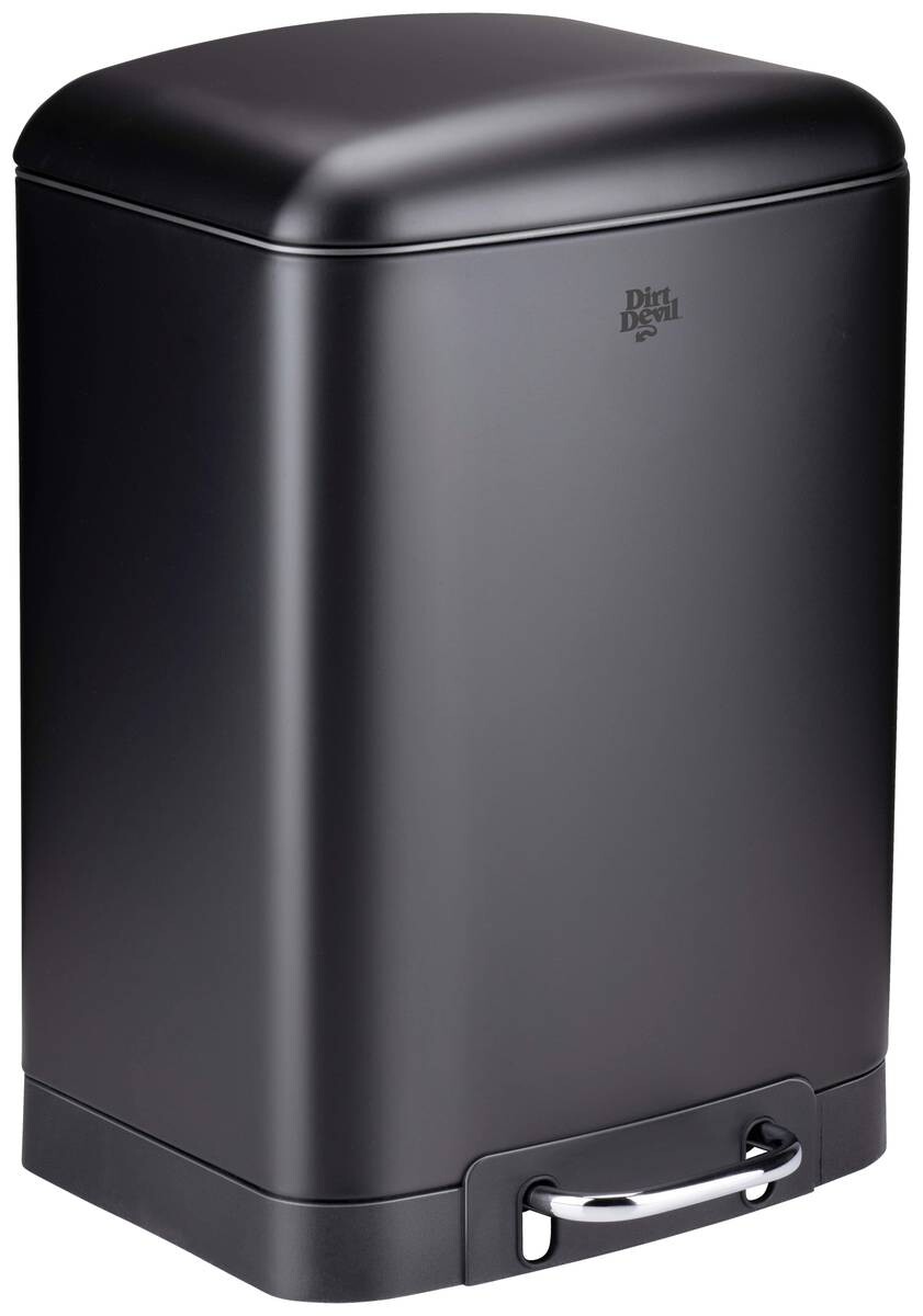 Dirt Devil Treteimer schwarz Edelstahl B/H/T: ca. 27,2x40,2x25,5 cm