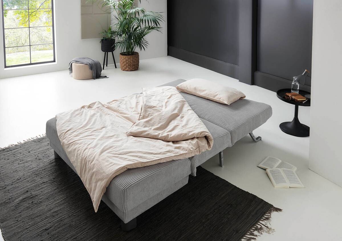 Schlafsofa Gina beige B/H/T: ca. 140x86x95 cm