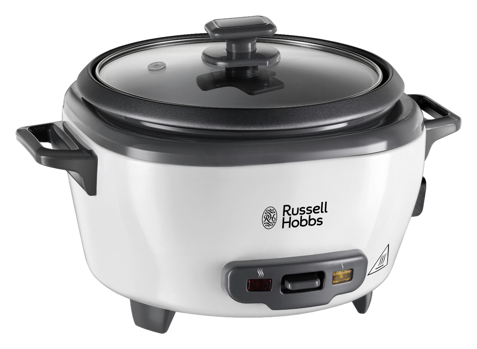 Russell Hobbs Reiskocher weiß Kunststoff Metall Glas B/H/L: ca. 21x19x15 cm