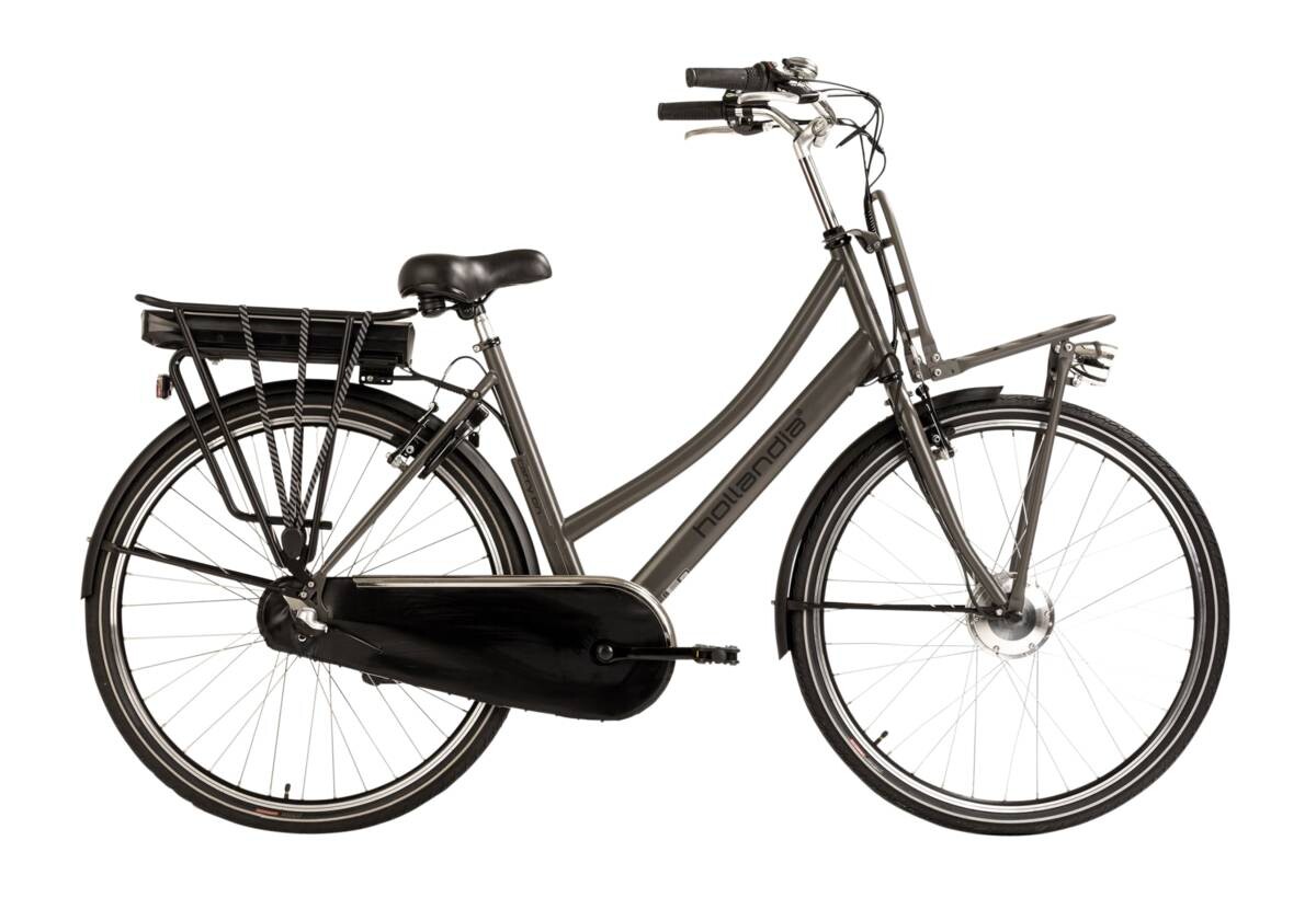 Hollandia E-Cityrad Carry on Carry on 28'' 28 Zoll Rahmenhöhe 54 cm 3 Gänge grau grau ca. 250 W ca. 36 V ca. 28 Zoll