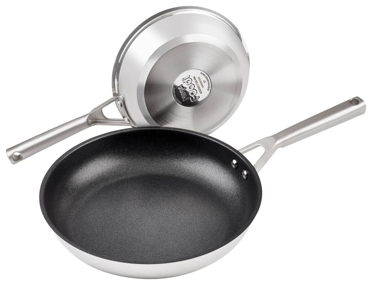 Ninja Bratpfannenset Foodi ZEROSTICK C62000EU silber Edelstahl 2 tlg.