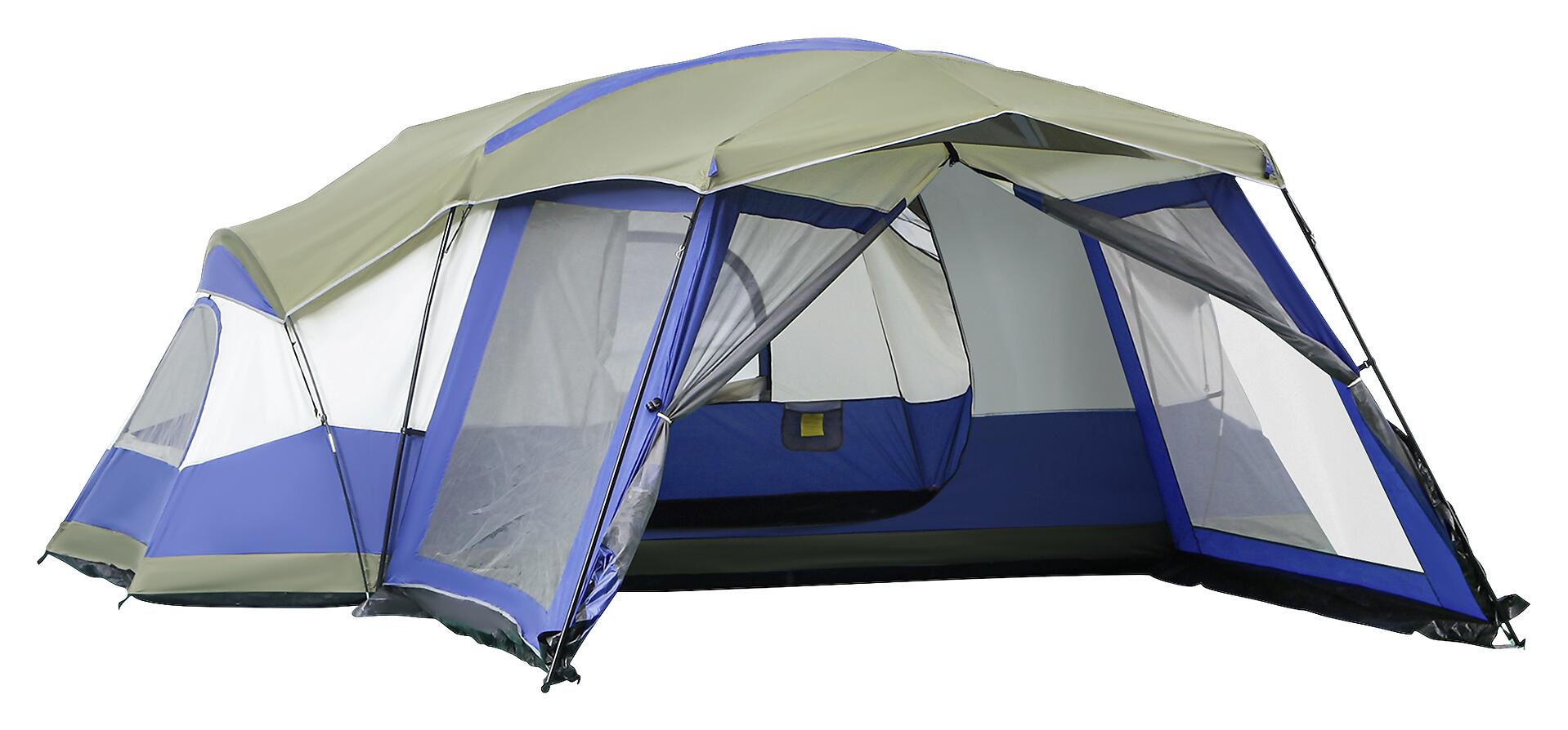 Outsunny Zelt grau Edelstahl B/H/L: ca. 487x518x237 cm