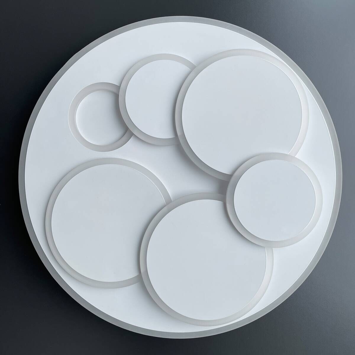 Fischer & Honsel LED-Deckenleuchte 21162 weiß Acryl H/D: ca. 7x50 cm 1 Brennstellen