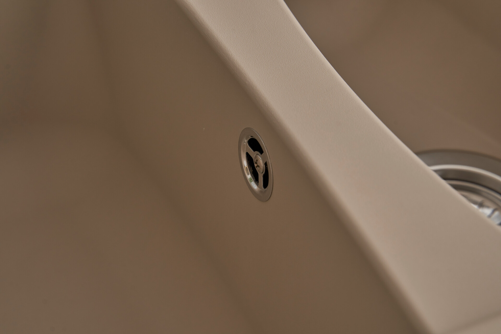 Respekta Einbauspüle Boston 100 x 50 B sandbeige Mineralite B/H/T: ca. 100x20x50 cm