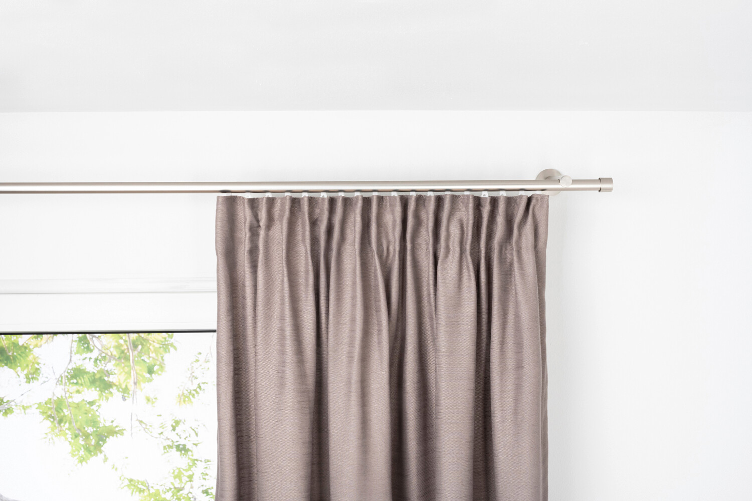 Kombivorhang 2er Pack Balance taupe B/L: ca. 135x300 cm