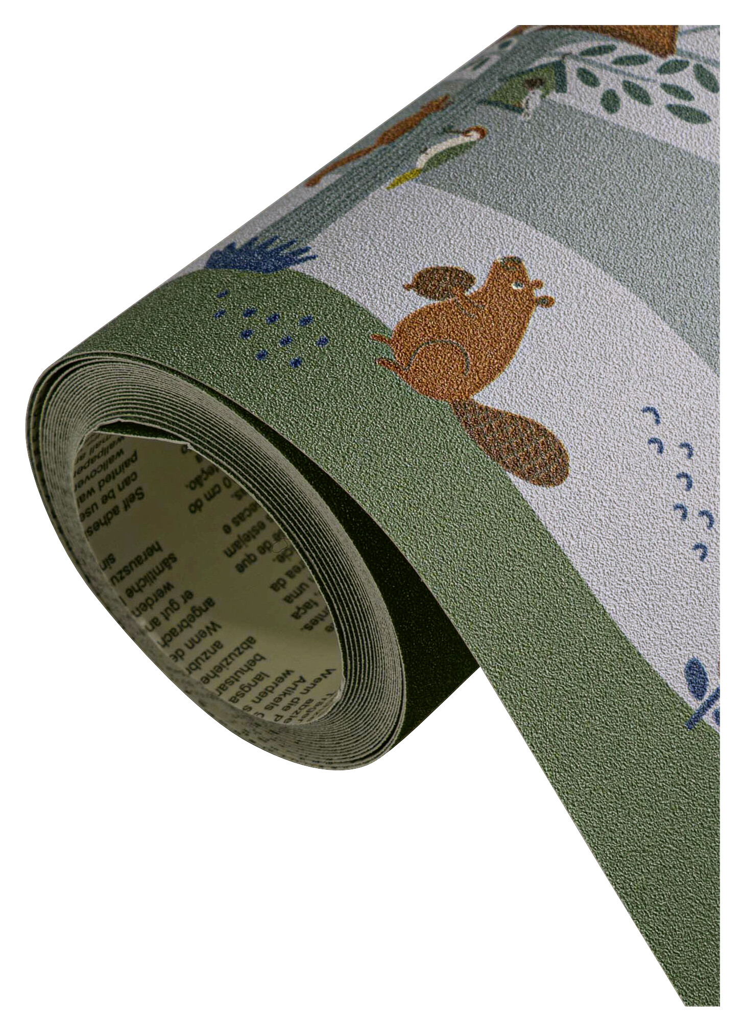 A.S.Creation Bordüre blau grau grün B/H/D: ca. 18x500x6,8 cm