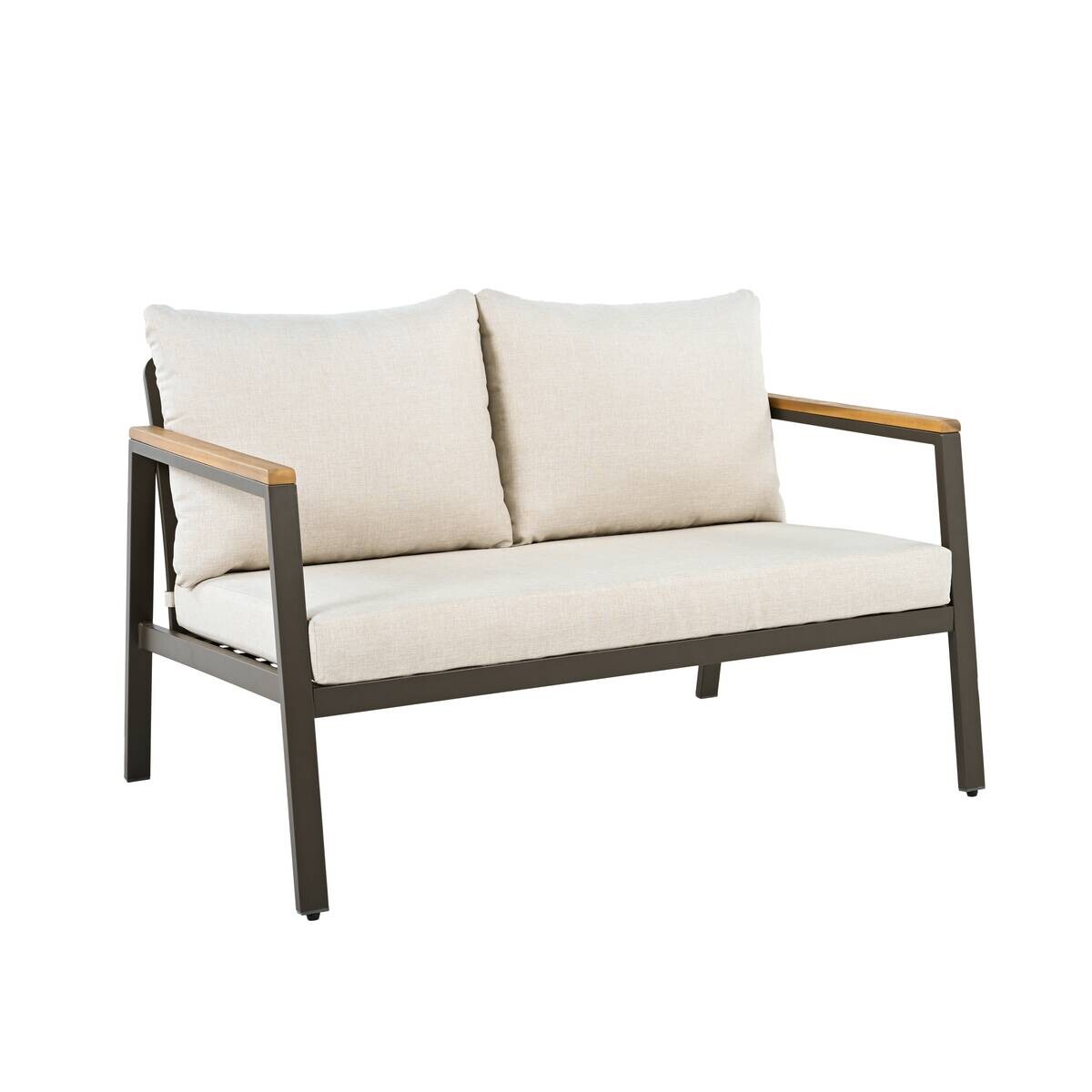 POCOline Gartensitzgruppe Grasse taupe Stahl