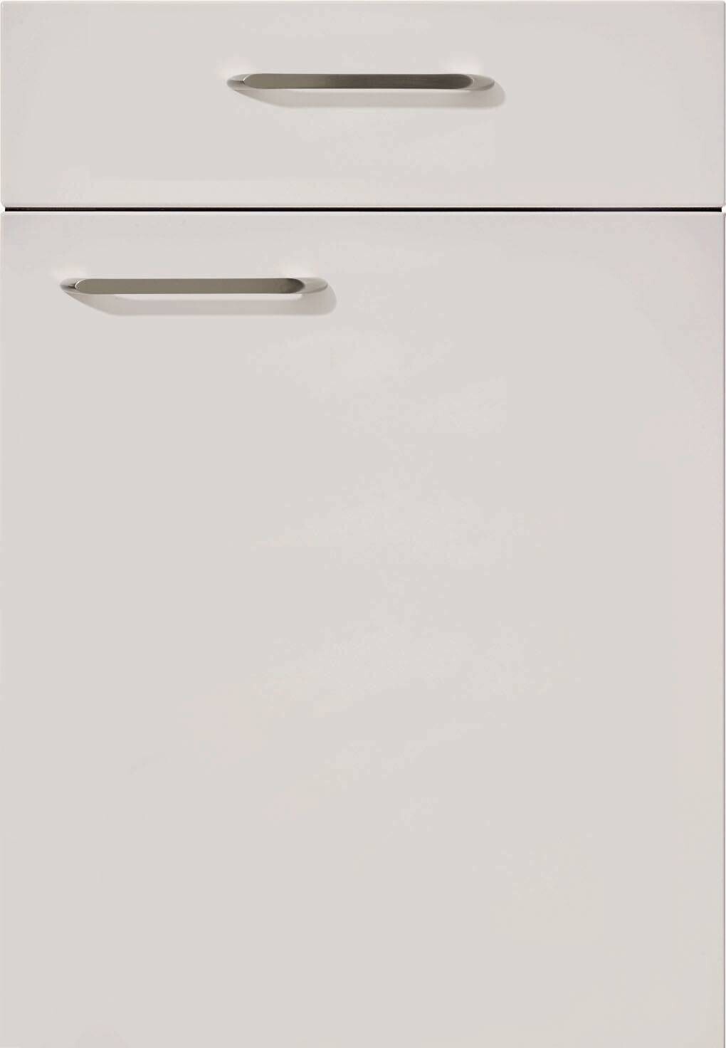 nobilia Küchenblock Novalux Alpinweiß Hochglanz B/H/T: ca. 320x208,8x60 cm