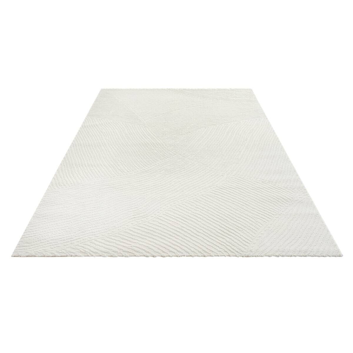 Sanat Kurzflorteppich HERA weiß B/L: ca. 120x160 cm