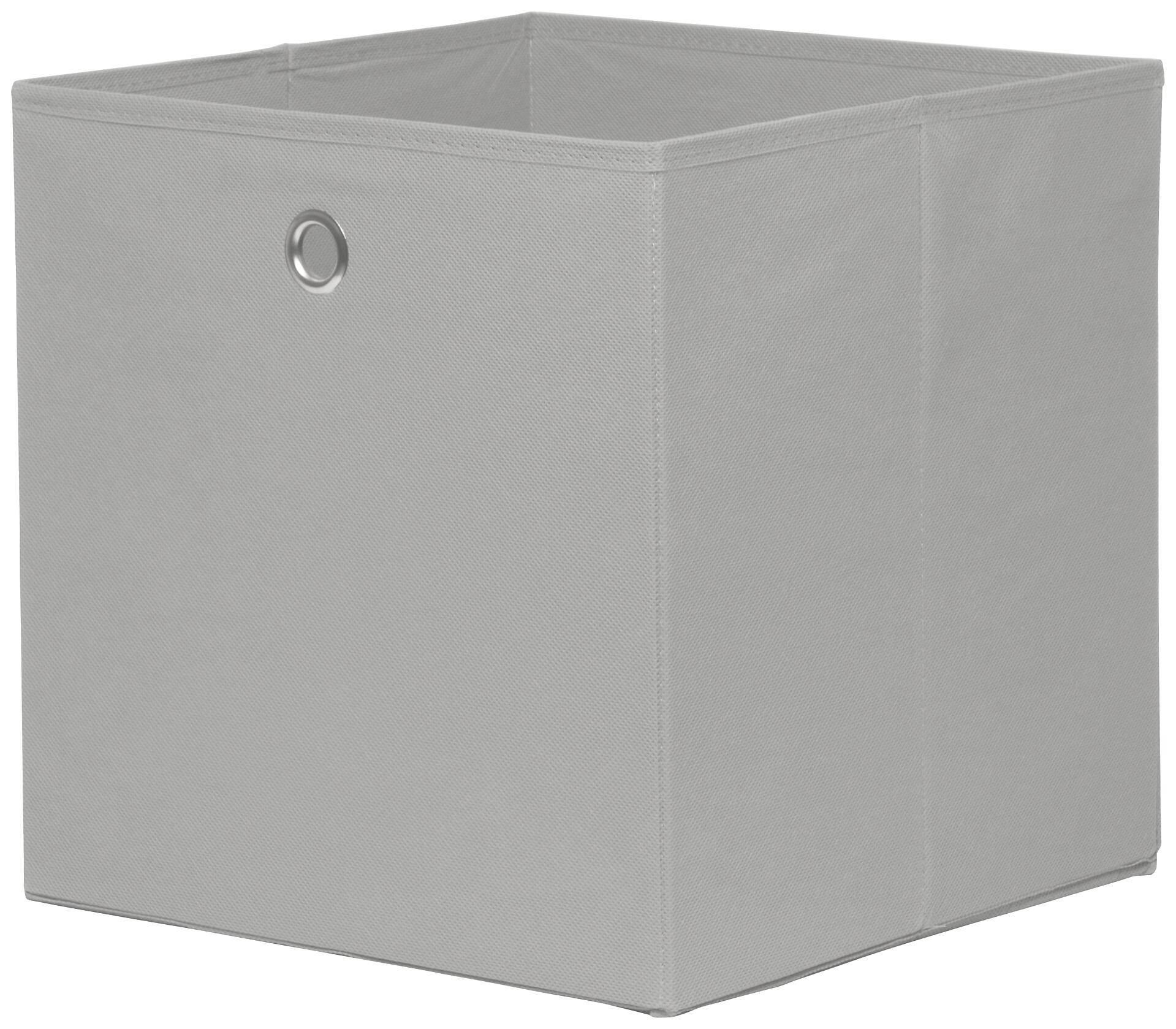 Stoffbox grau B/H/T: ca. 32x32x32 cm