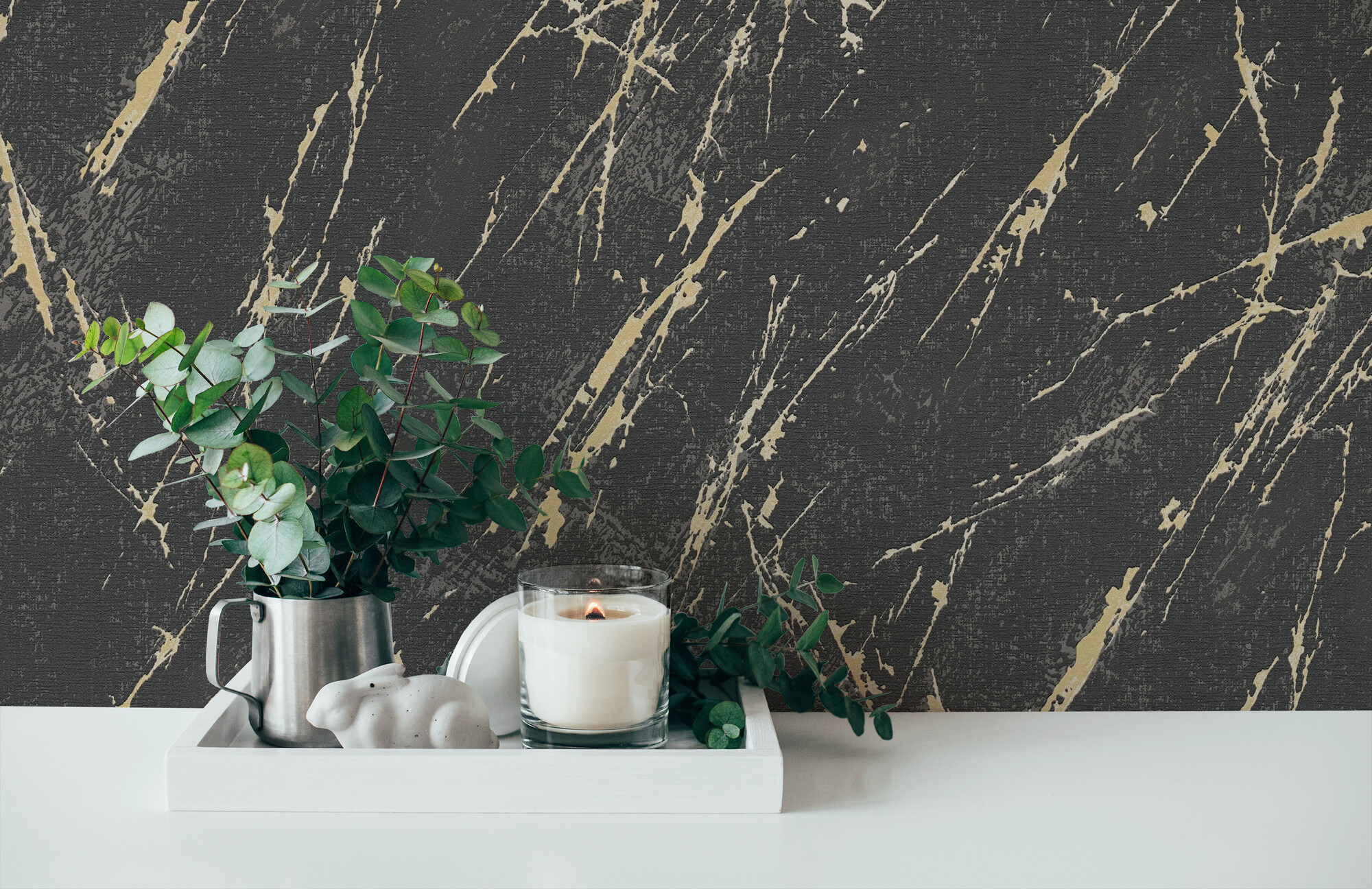 A.S.Creation Vliestapete silber gold B/H/D: ca. 53x1005x9,7 cm