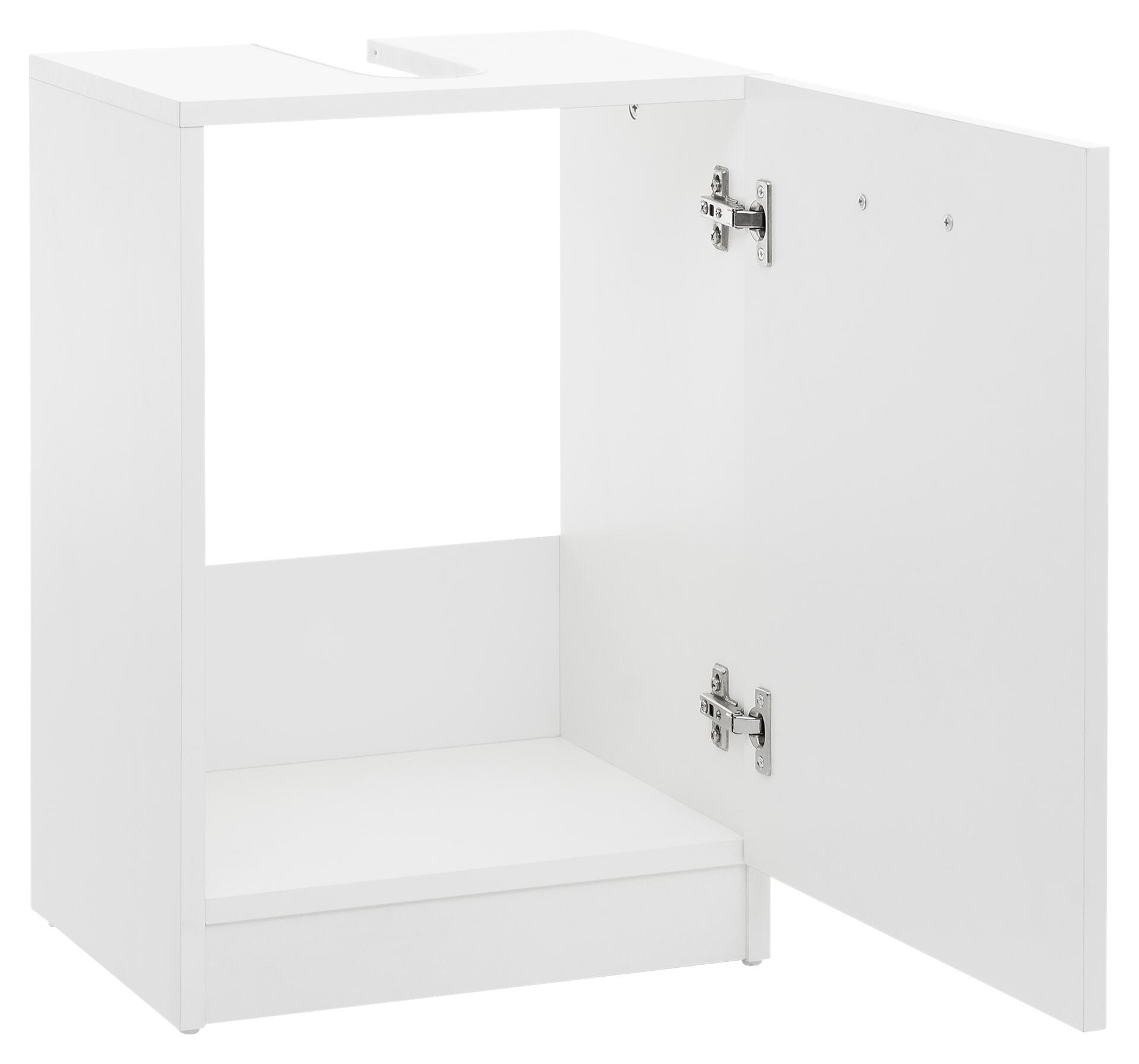 Waschbeckenunterschrank Solo 11 weiß B/H/T: ca. 38x55x29 cm