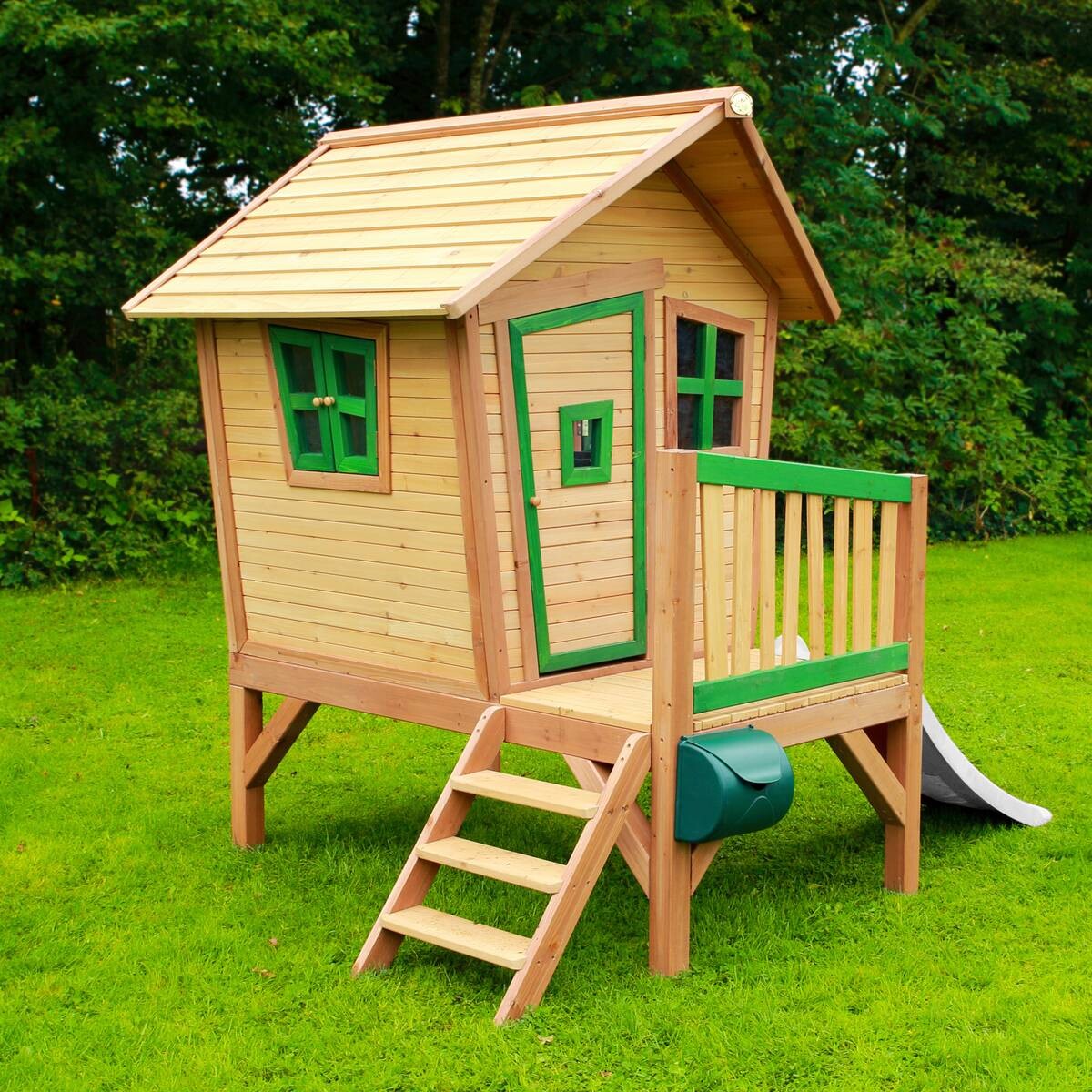 AXI Spielhaus Robin grün B/H/L: ca. 264x203x177 cm