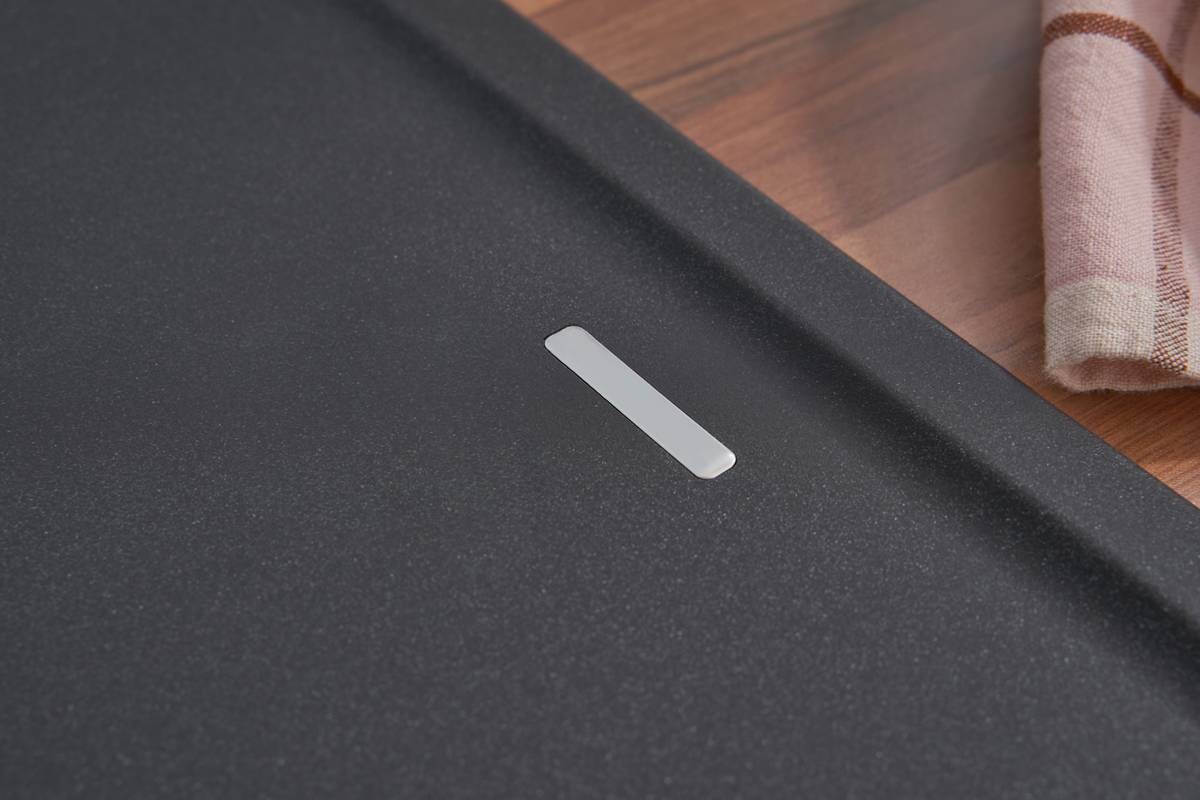 Respekta Einbauspüle Columbia 78 x 50 S schwarz Granitverbundmaterial B/H/T: ca. 100x18,5x50 cm