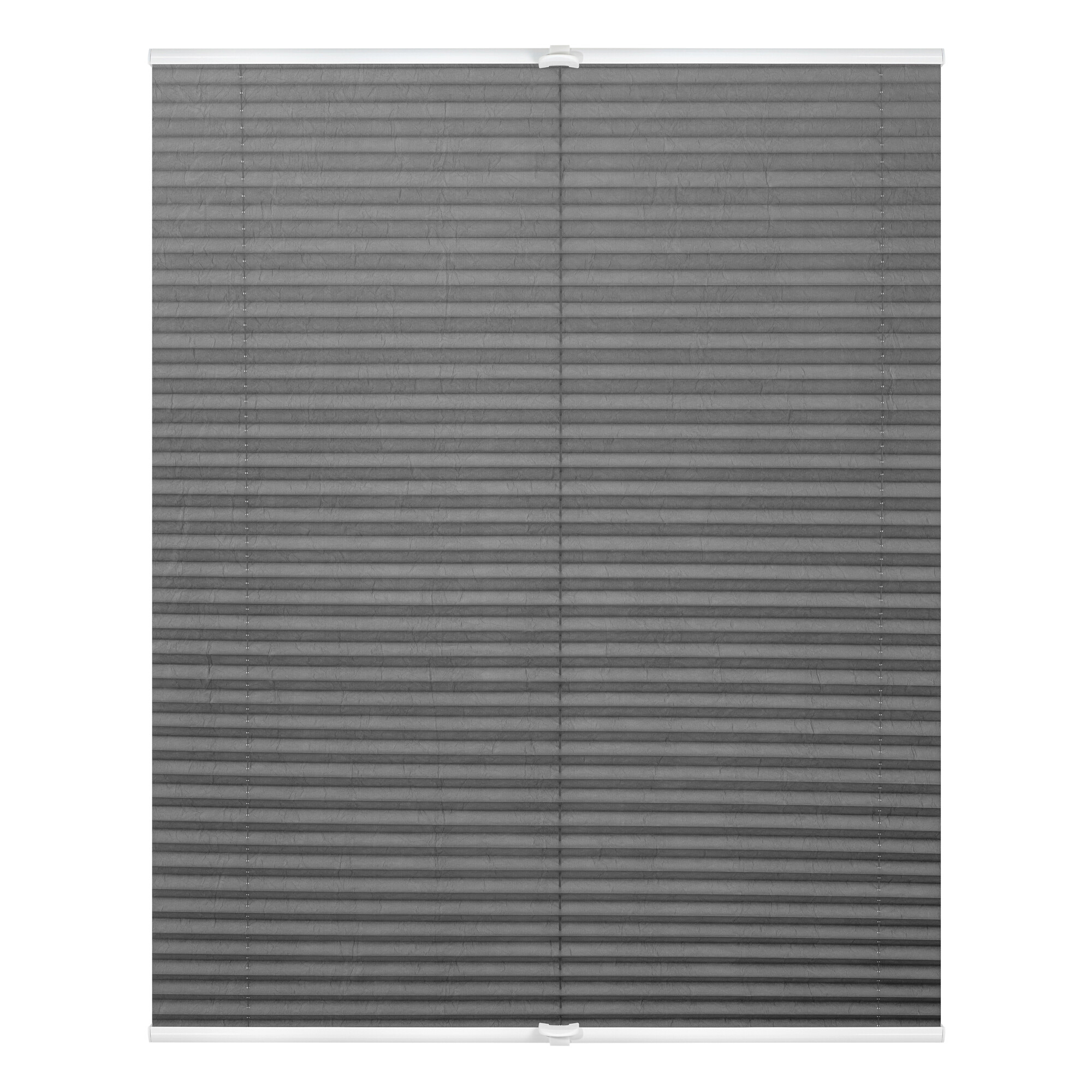 LICHTBLICK Spannplissee hellgrau B/L: ca. 65x130 cm