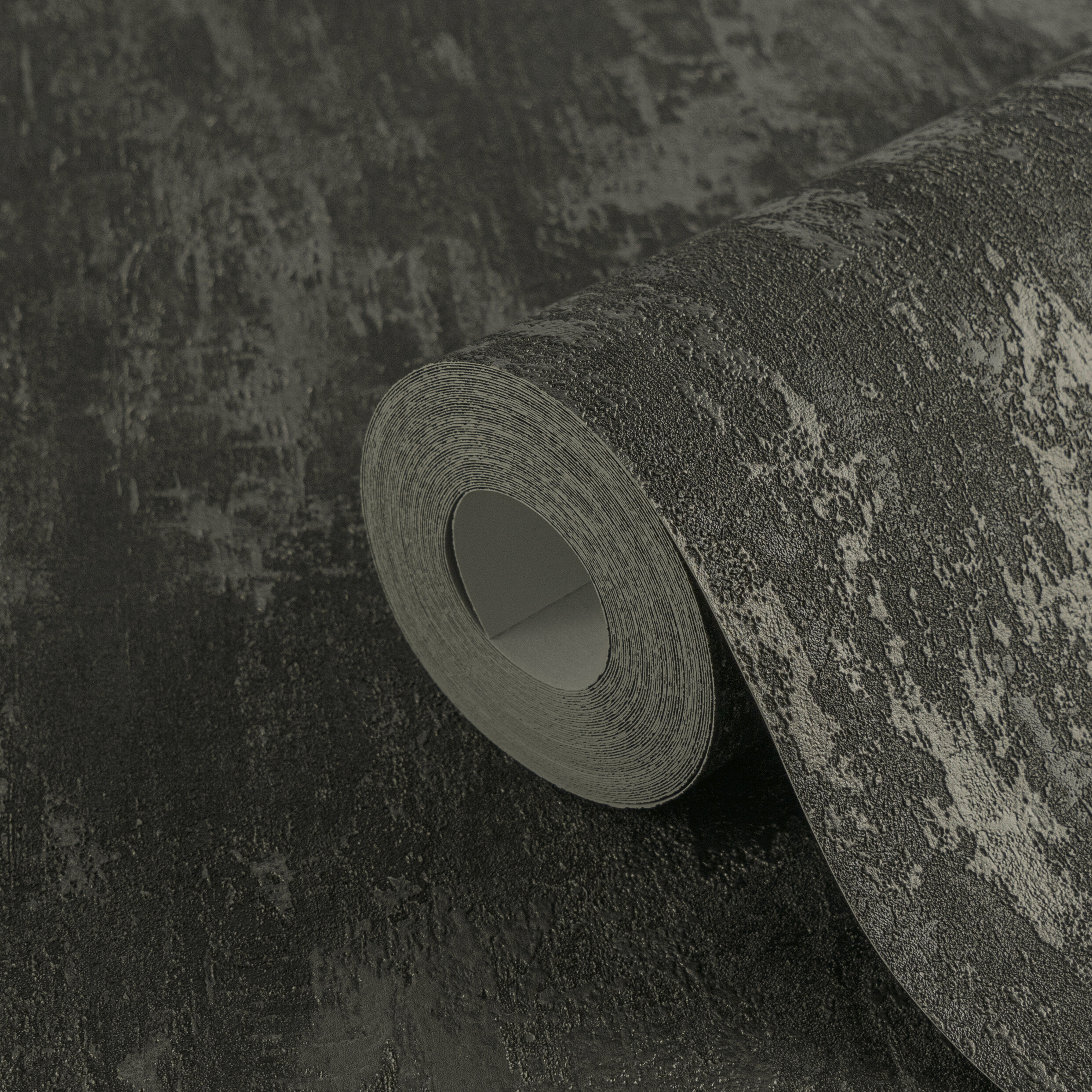 A.S.Creation Vliestapete Glänzend grau B/H/D: ca. 53x1005x9 cm