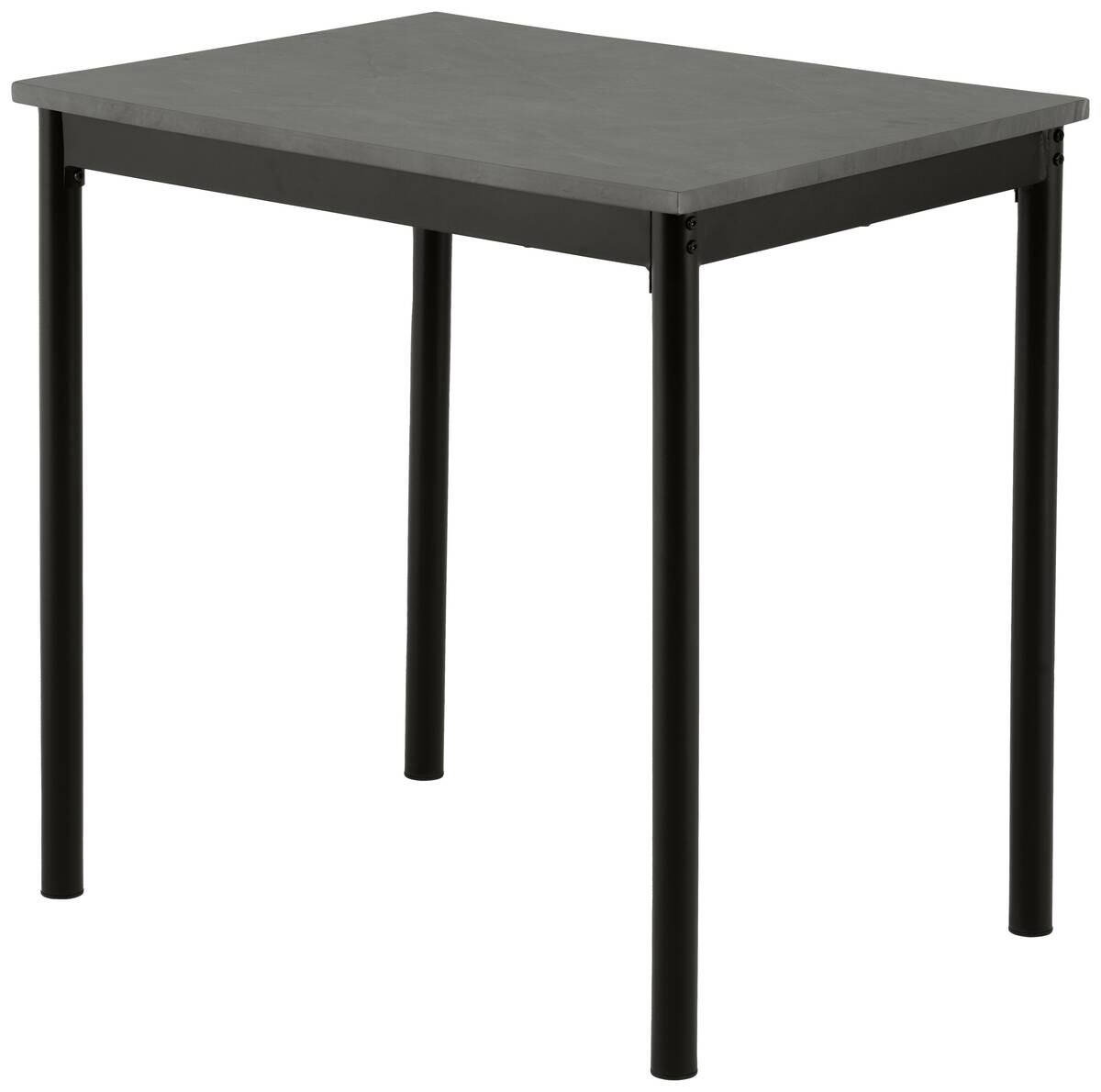 Küchentisch Beton Optik Holzwerkstoff B/H/T: ca. 75x74x55 cm