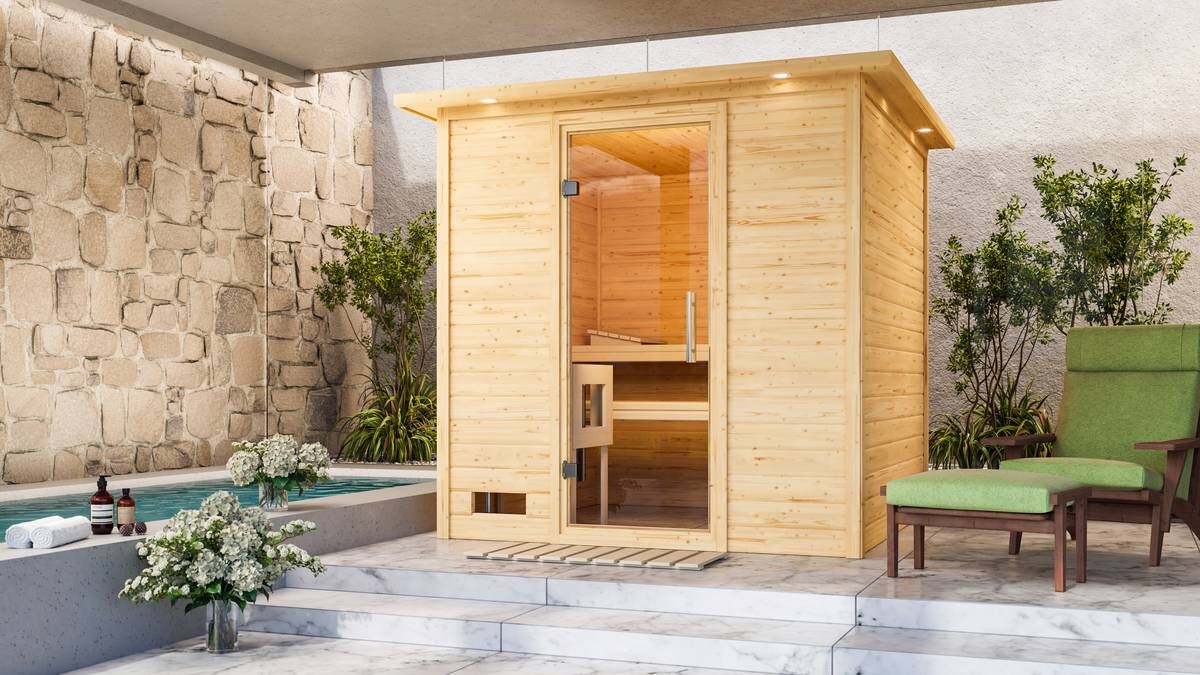 Karibu Sauna Maxi B/H/T: ca. 196x200x196 cm