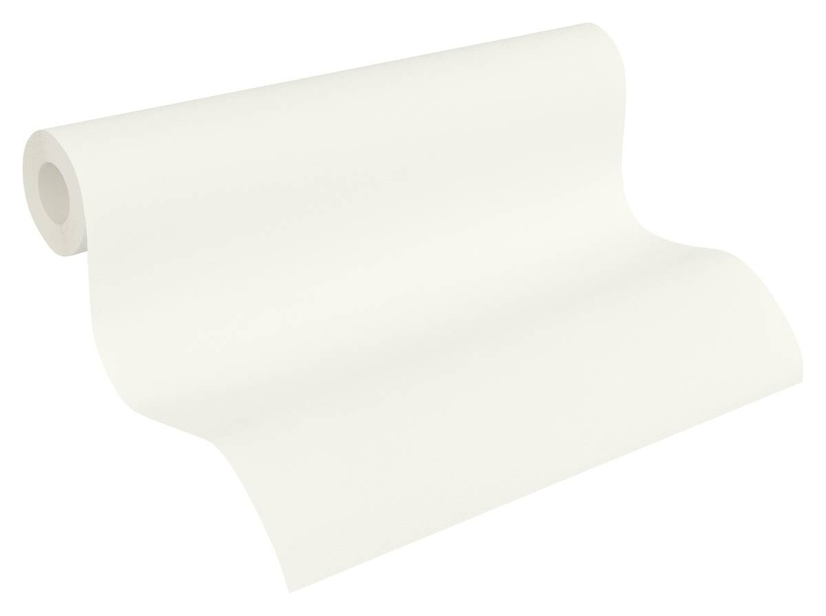 A.S.Creation Vliestapete Styleguide Jung 2021 Uni weiß B/L: ca. 53x1005 cm