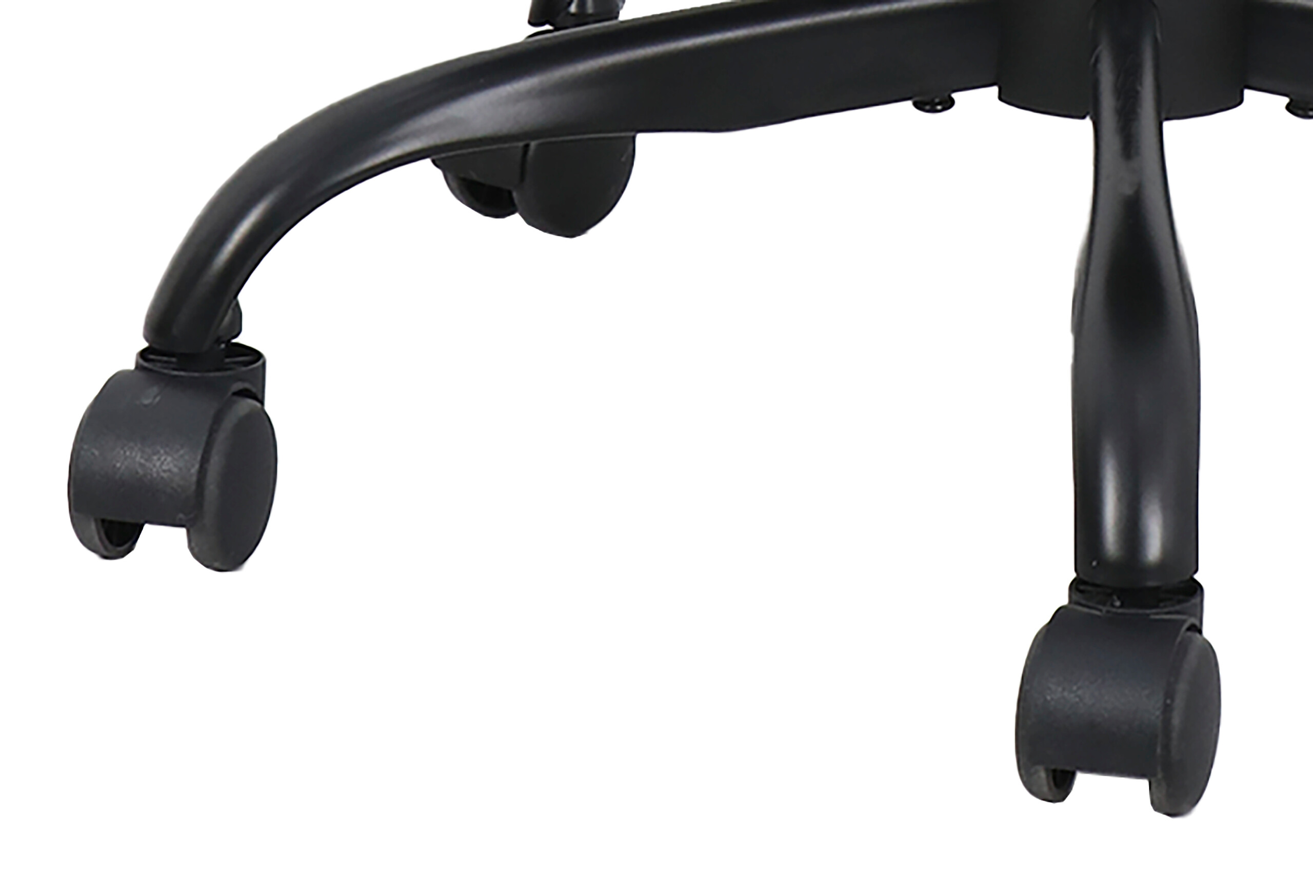 Drehstuhl TROLLY schwarz grau Metall Stoff