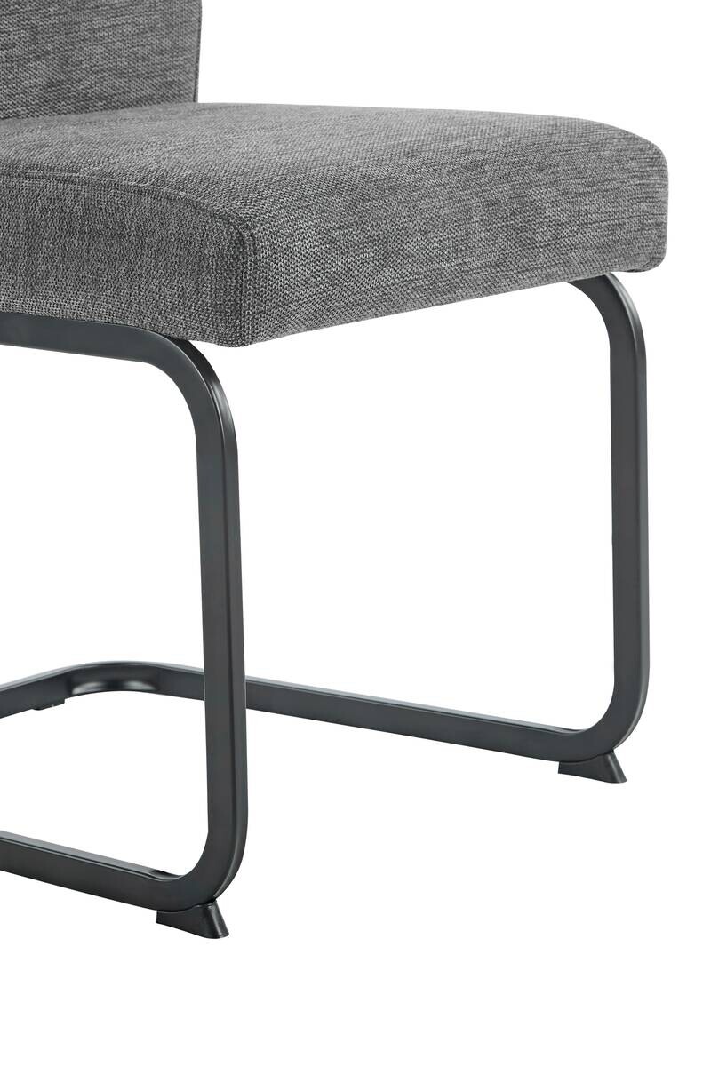 Schwingstuhl Kerstin II anthrazit Webstoff B/H/T: ca. 47x100x65 cm